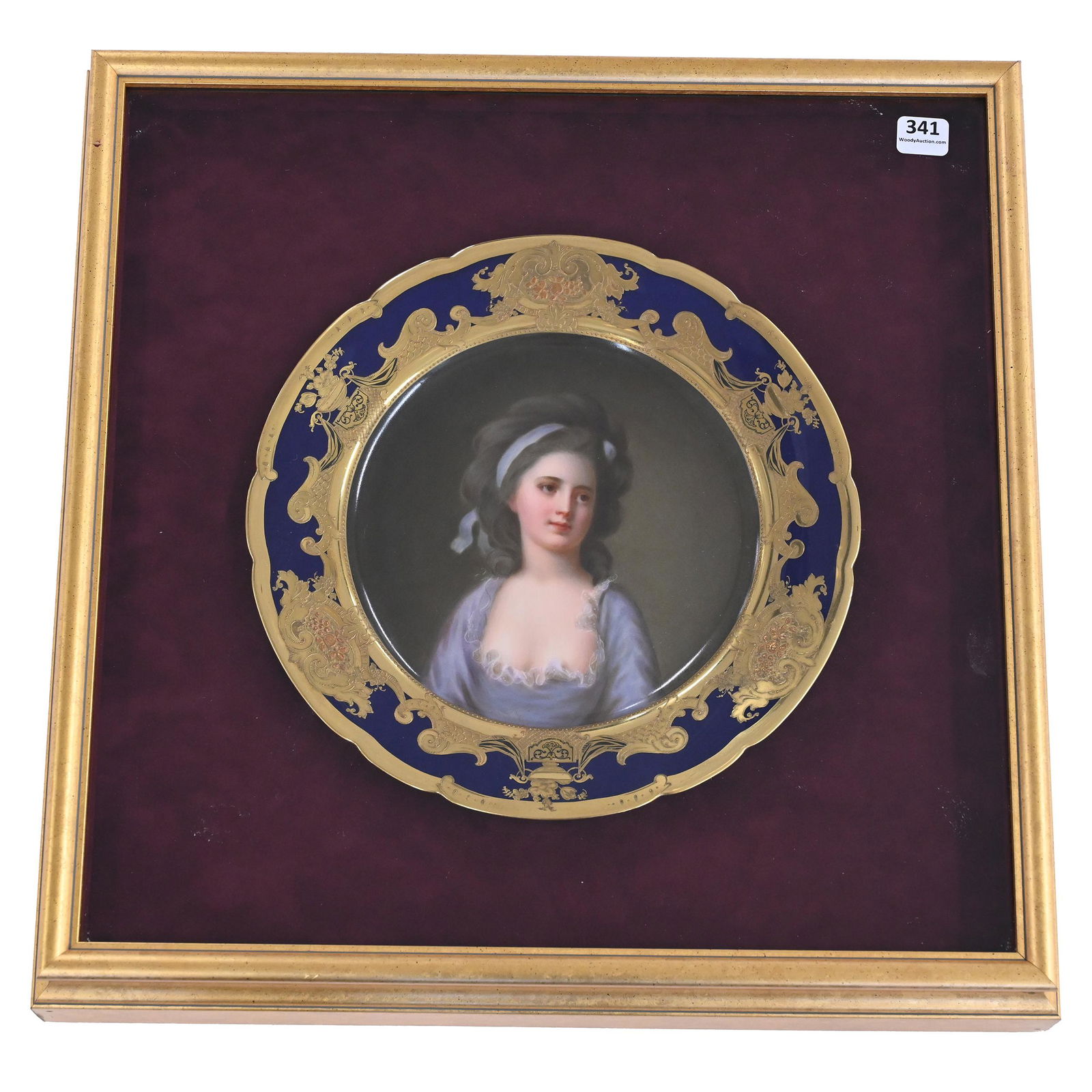 Plate Marked Dresden Porcelain (1 of 3)