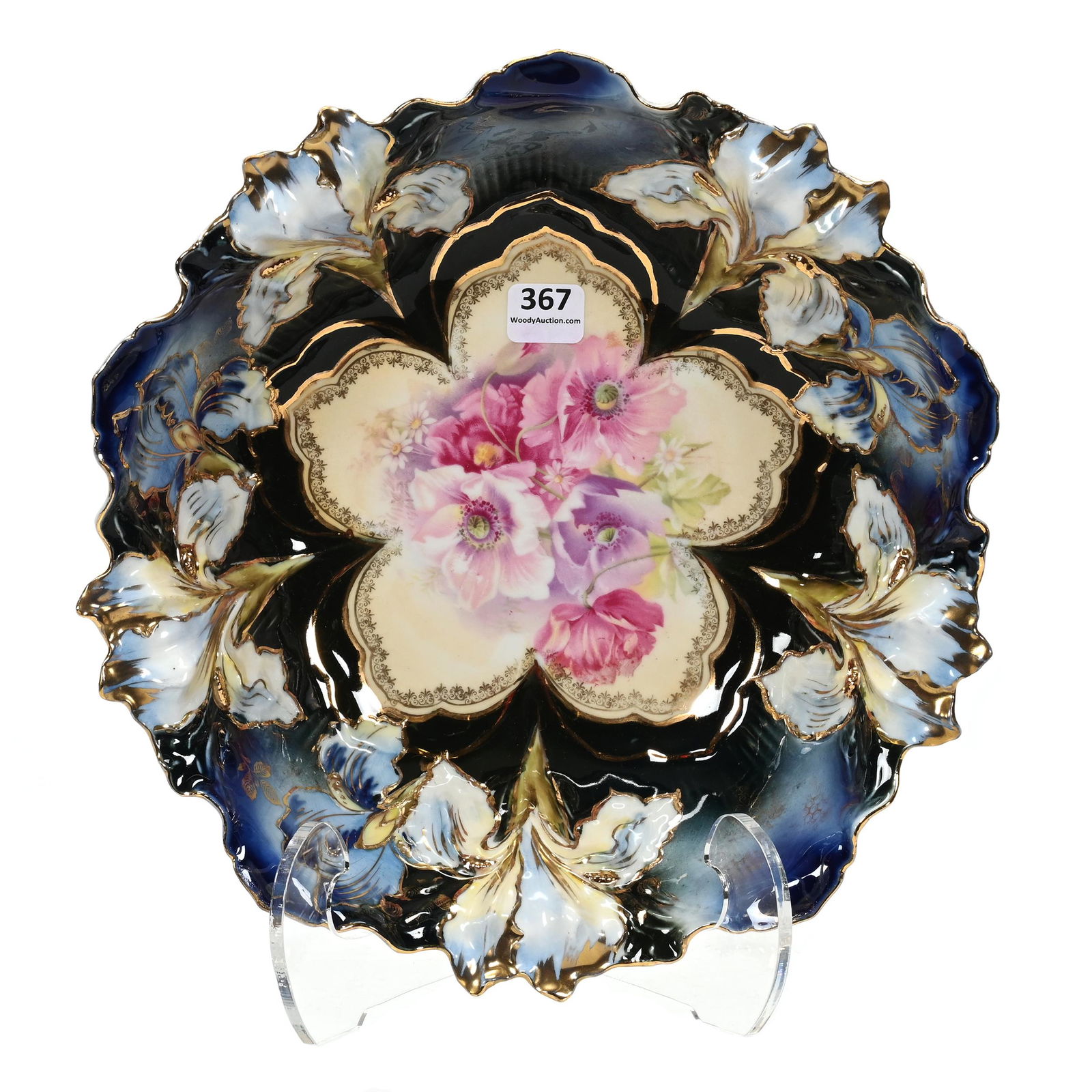 Bowl Marked R.S. Prussia, Iris Mold (1 of 2)