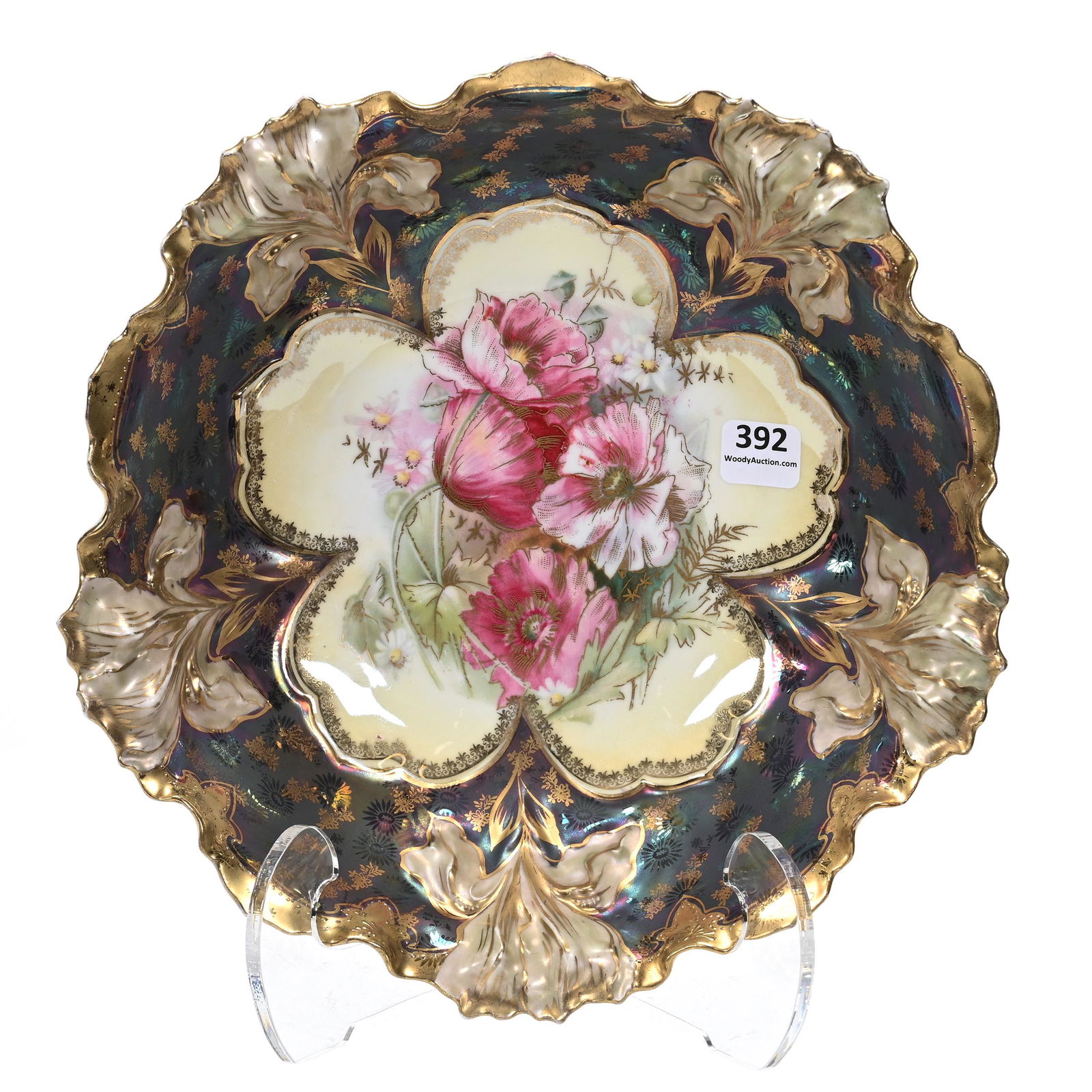 Bowl Marked R.S. Prussia, Iris Mold (1 of 2)