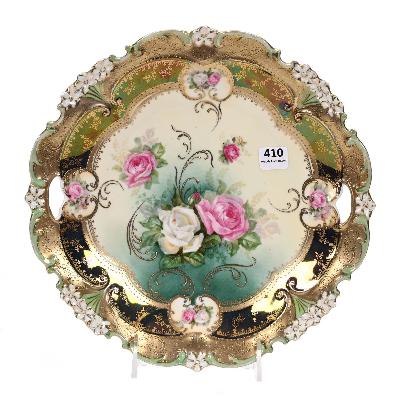 Cake Plate Marked R.S. Prussia (1 of 2)