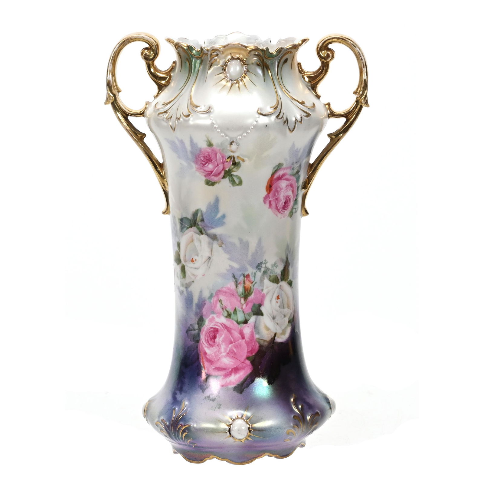 Vase Marked R.S. Prussia, Two Handles (1 of 3)