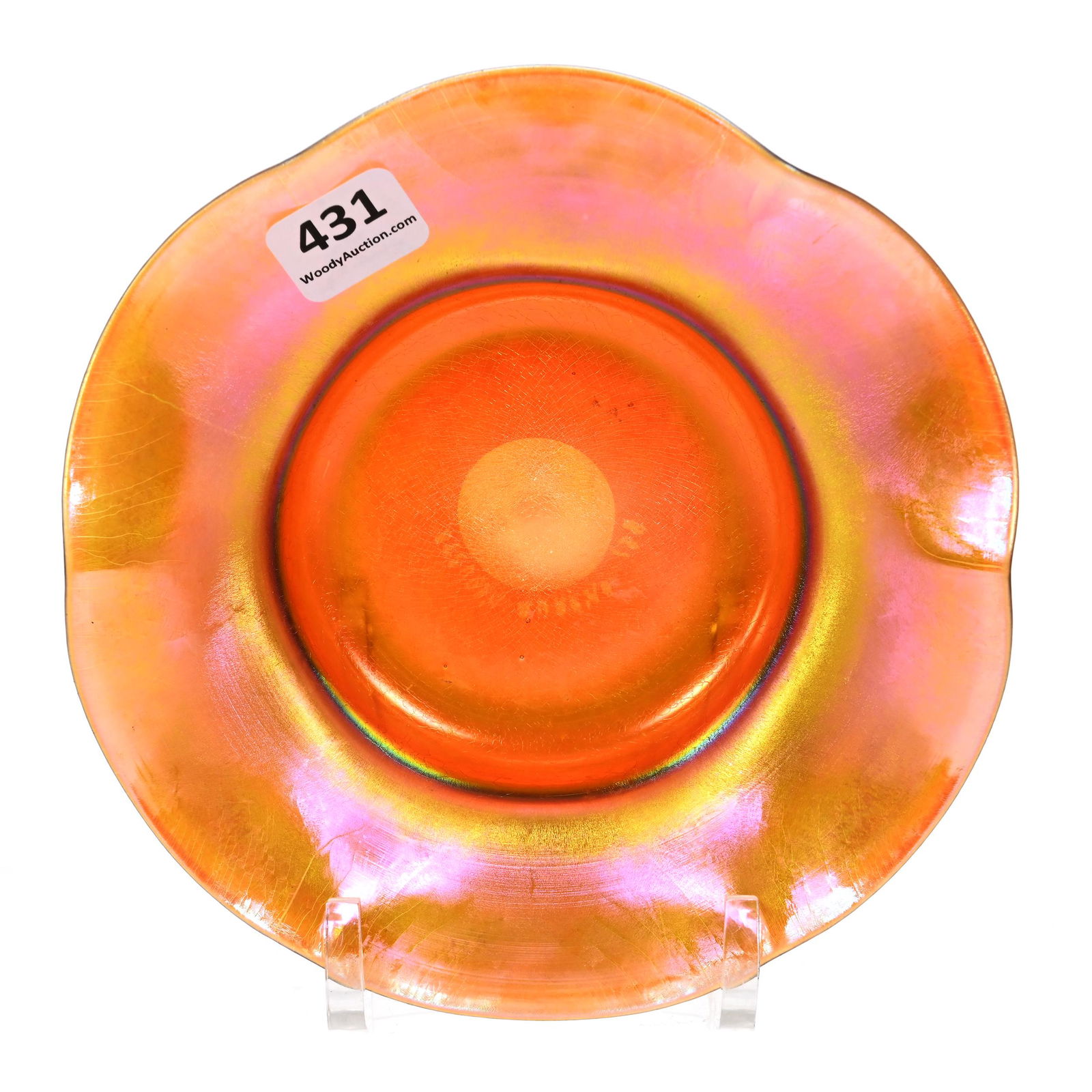 Dish Marked Steuben Aurene #188 Art Glass (1 of 2)