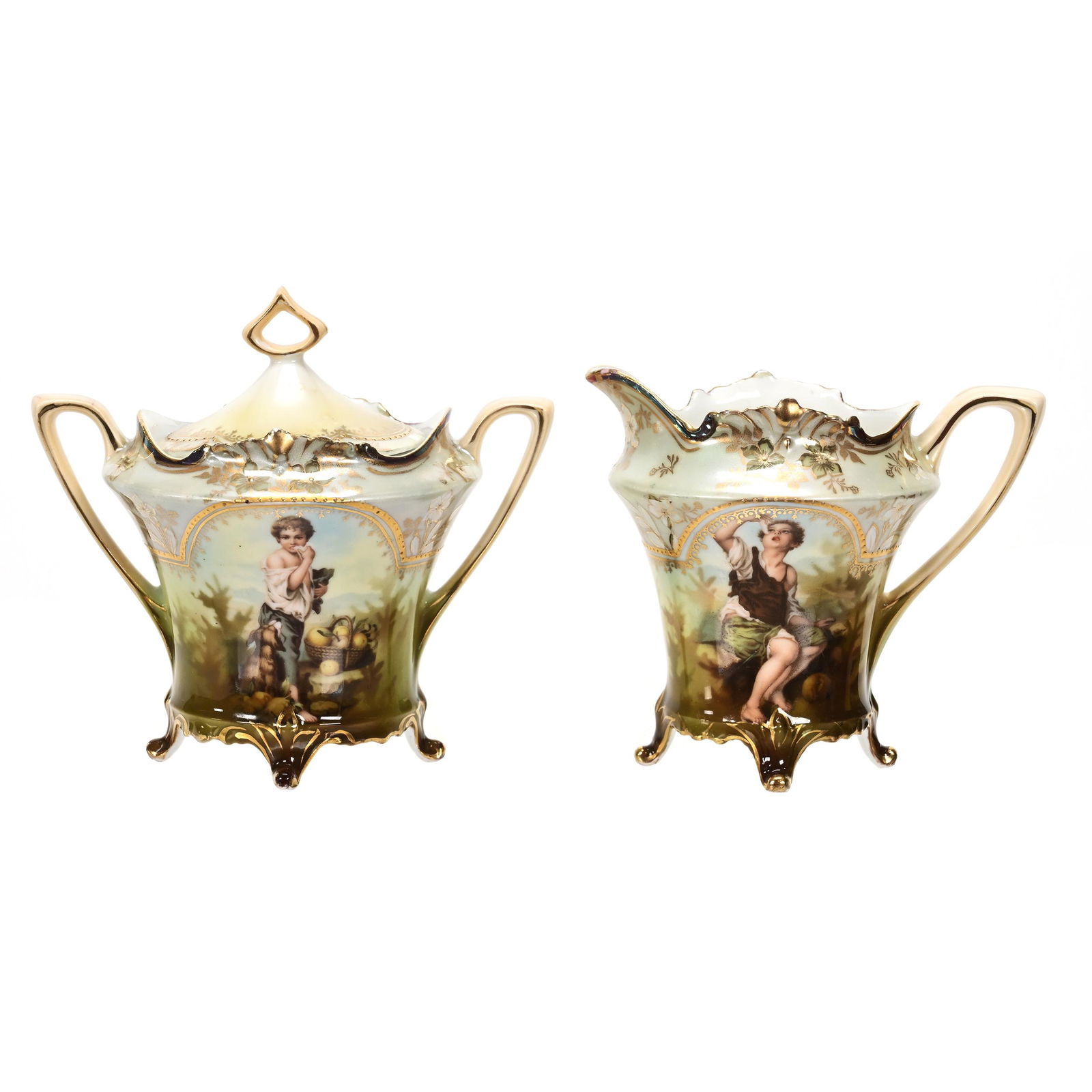 Creamer & Sugar Marked R.S. Prussia (1 of 3)