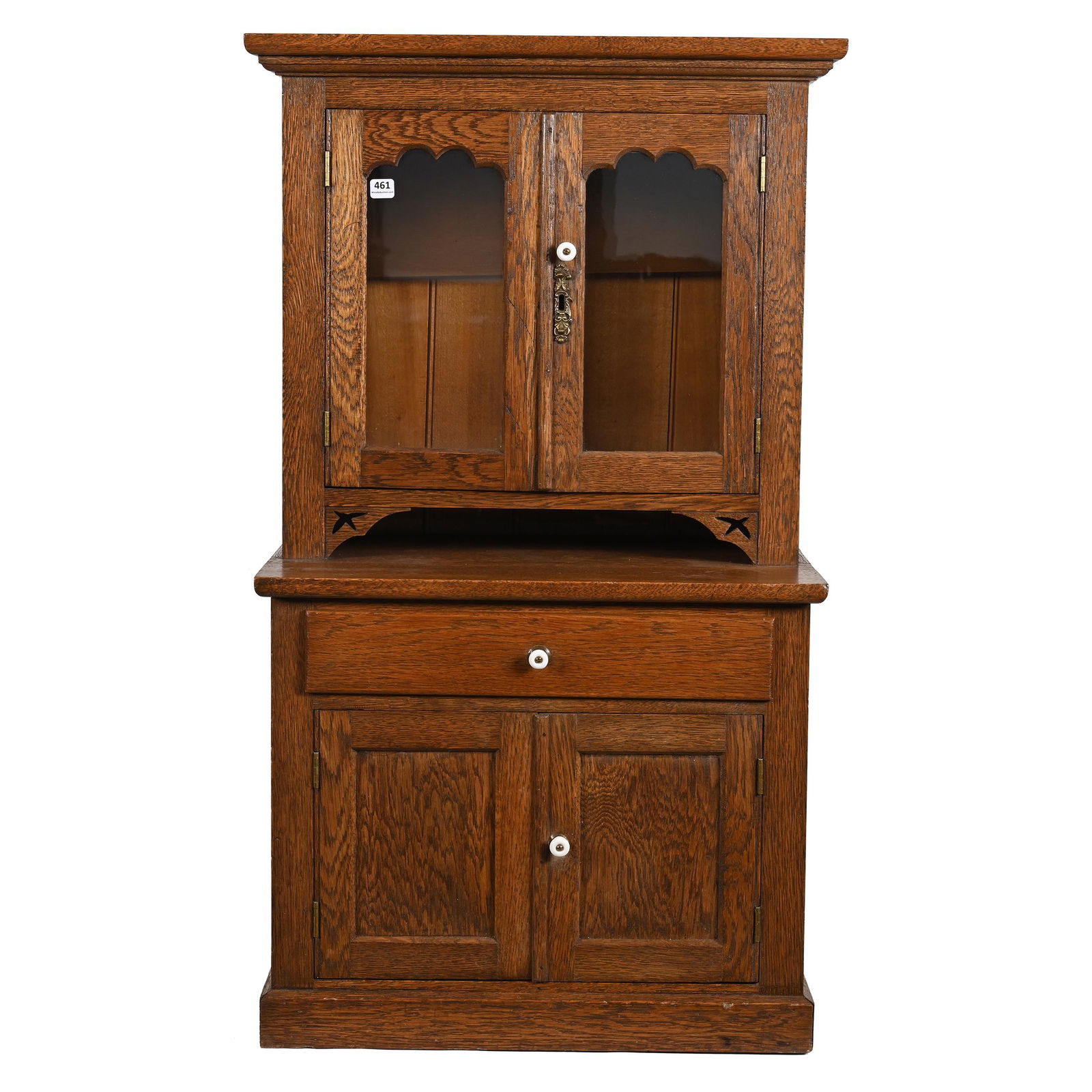 Furniture - Child's Oak Hutch (1 of 3)