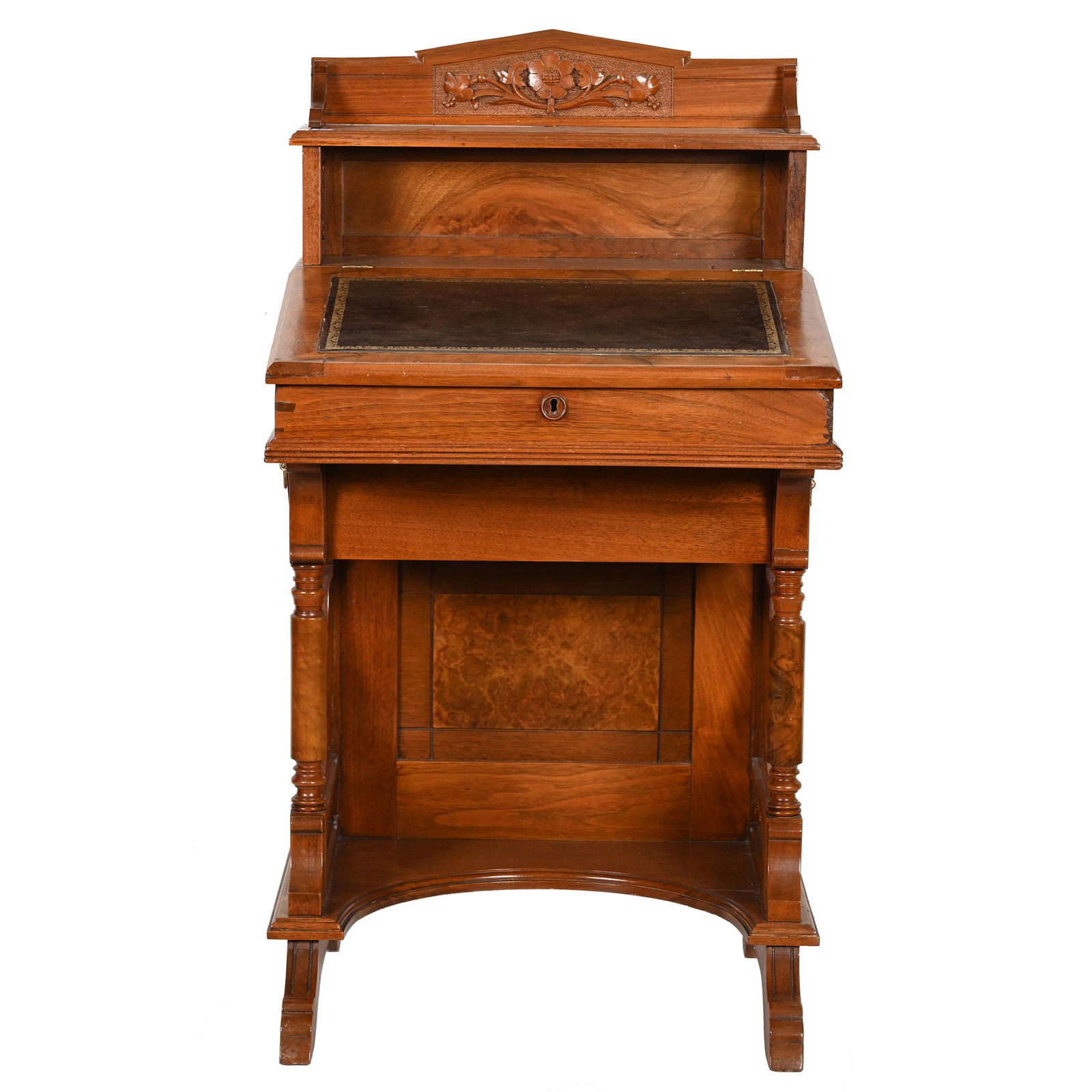 Furniture - Walnut Captain's Desk (1 of 7)