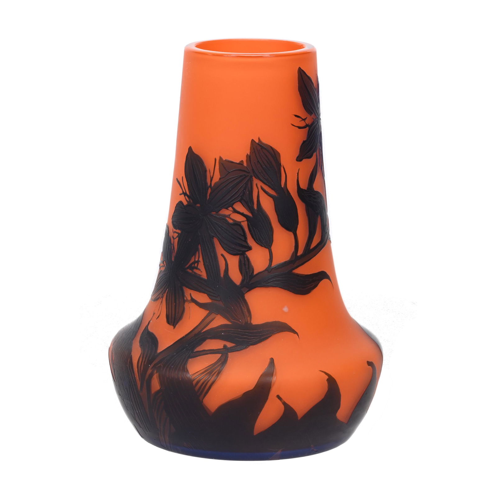 Vase Signed Richard French Cameo Art Glass (1 of 4)