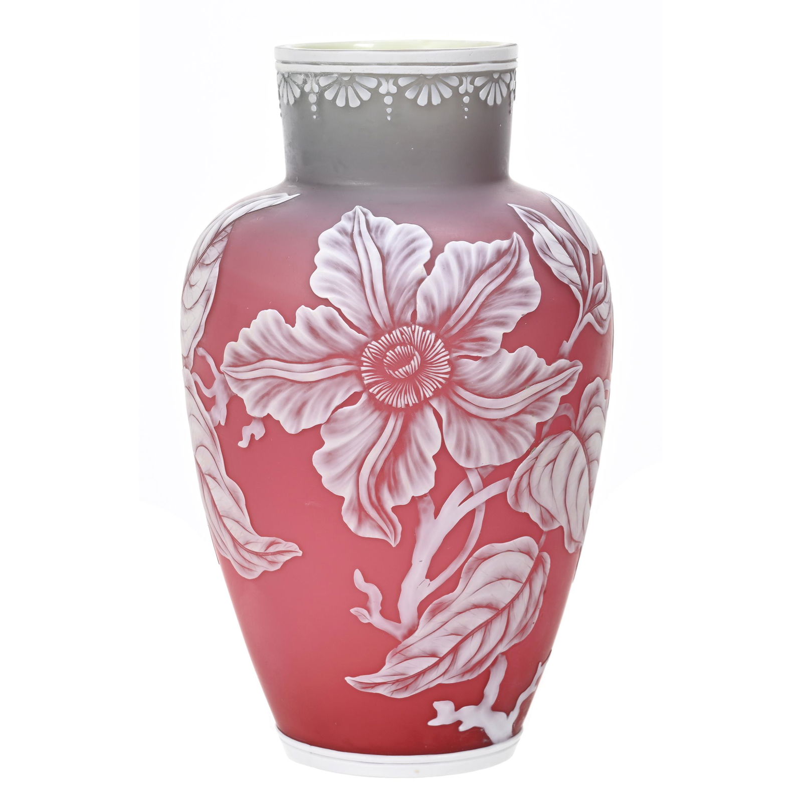 Vase, English Cameo Art Glass (1 of 4)