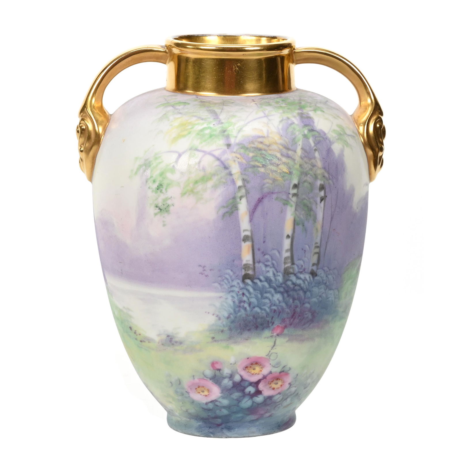 Vase Marked Pickard, Wildwood Vellum (1 of 4)