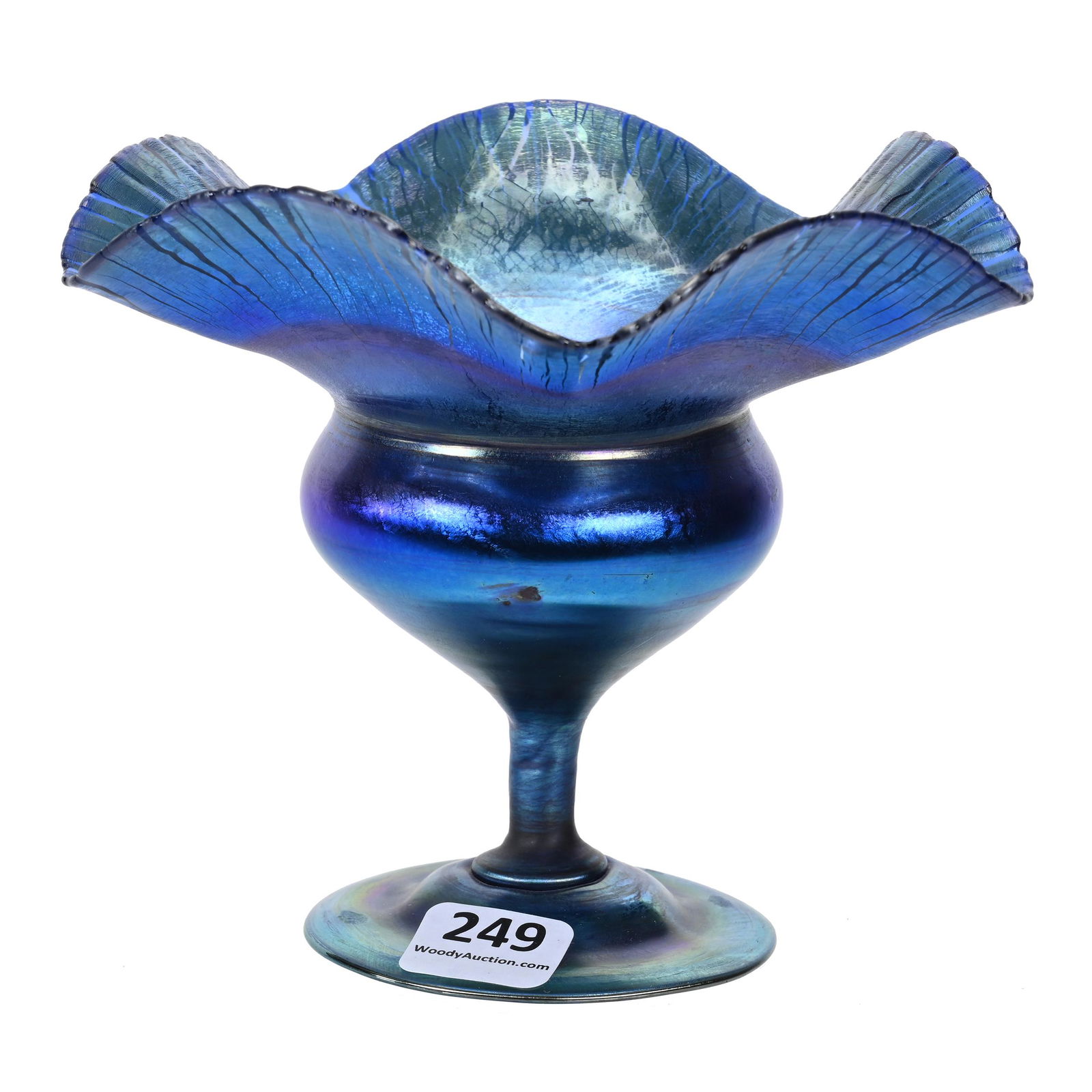 Compote Signed L.C. Tiffany-Favrile Art Glass (1 of 3)