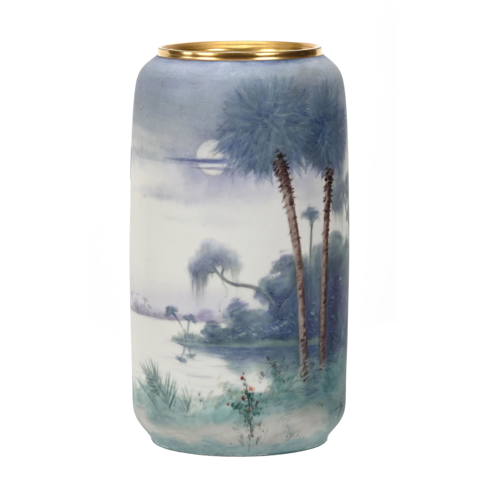 Vase Marked Pickard, Florida Moonlight Vellum (1 of 5)