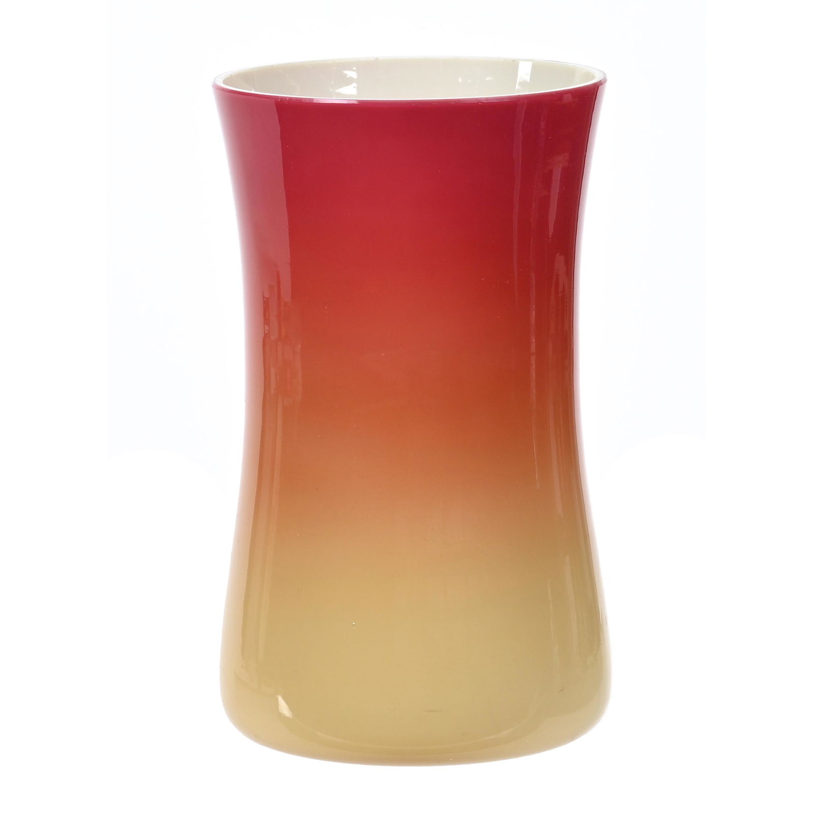 Celery Vase, Wheeling Peachblow Art Glass (1 of 3)