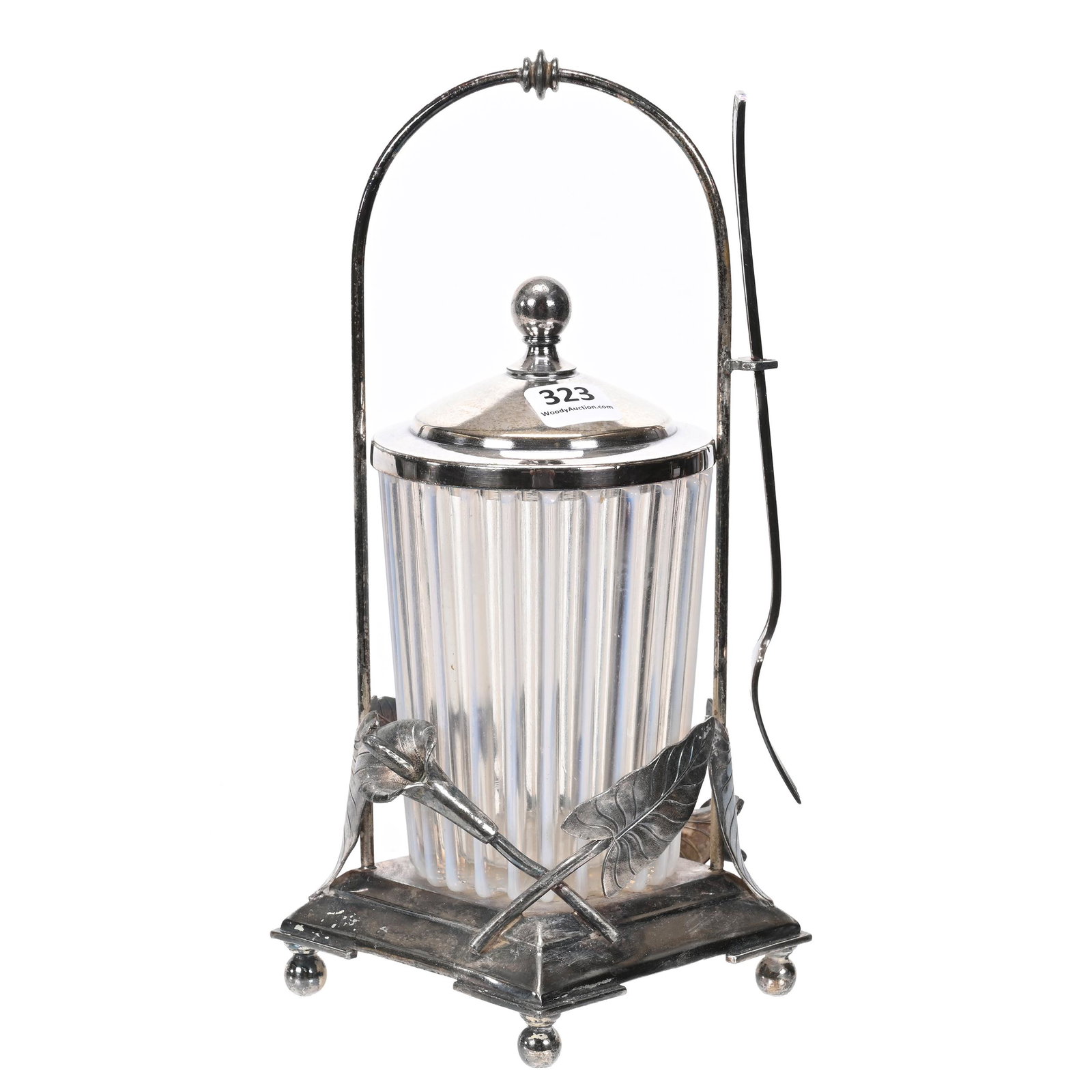 Victorian Pickle Castor, Beatty Rib Pattern Insert (1 of 5)