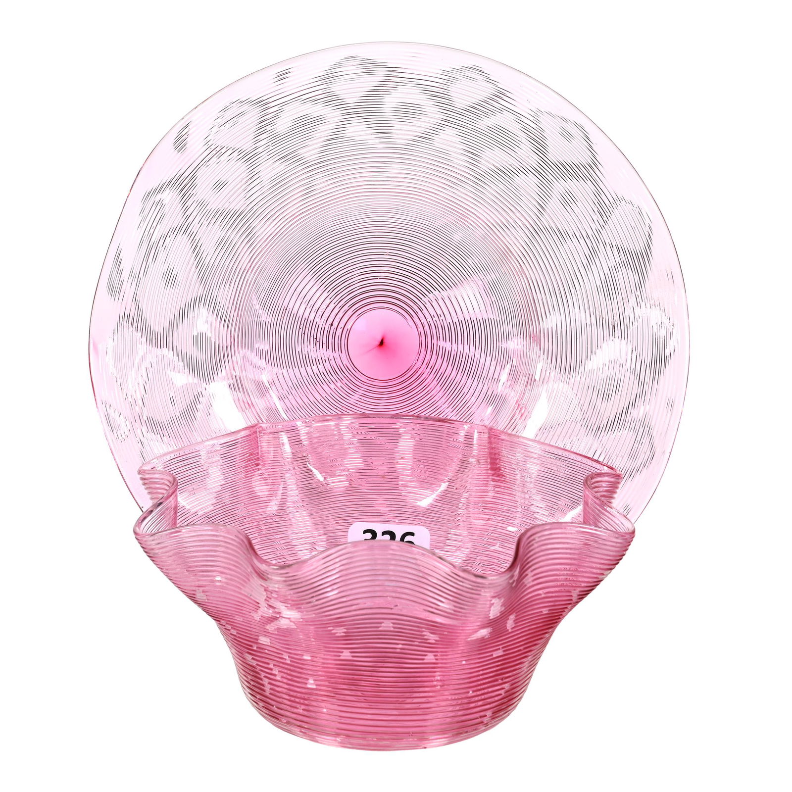 Finger Bowl & Underplate, Art Glass (1 of 4)