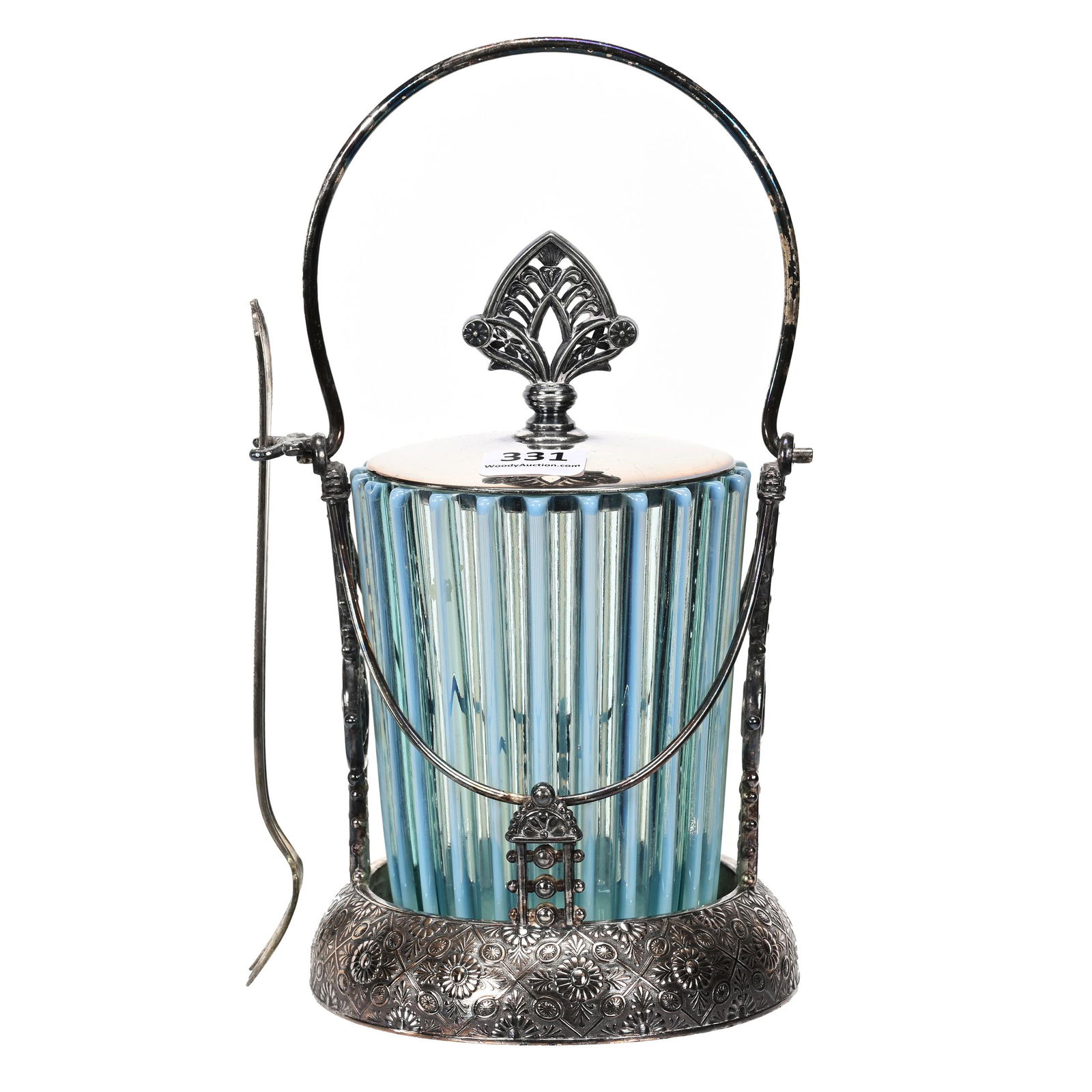 Victorian Pickle Castor, Beatty Rib Pattern Insert (1 of 5)