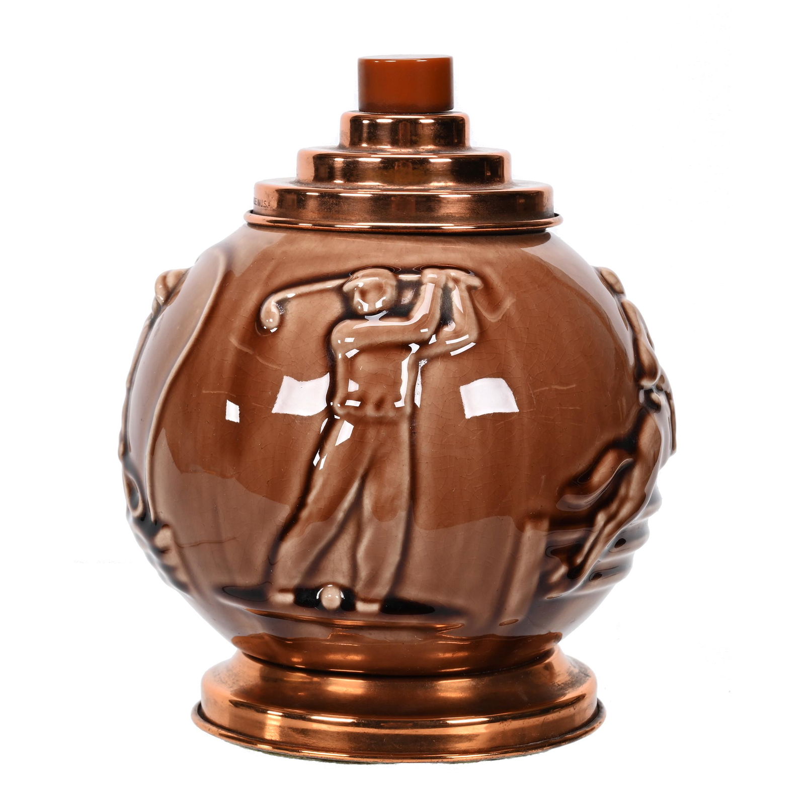 Humidor, Cigarette Dispensing, Rookwood Pottery (1 of 4)