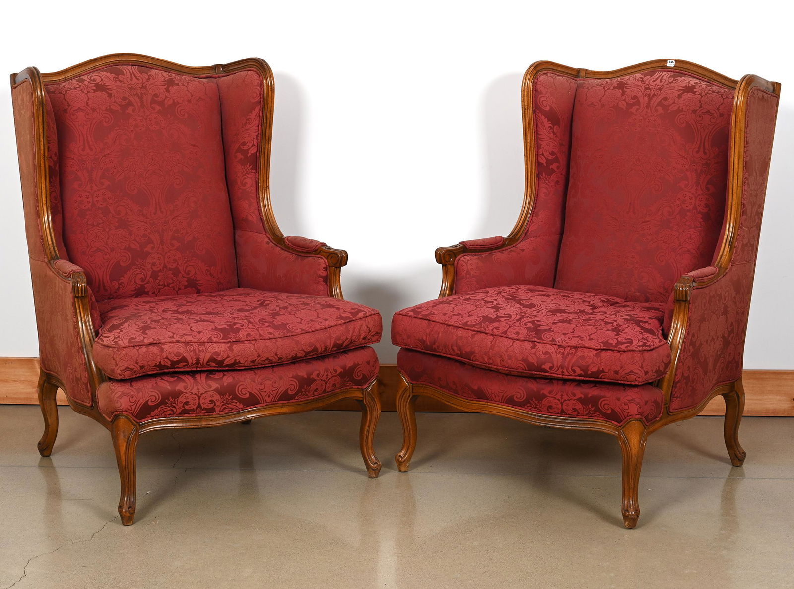 Pair Wingback Parlor Chairs (1 of 2)