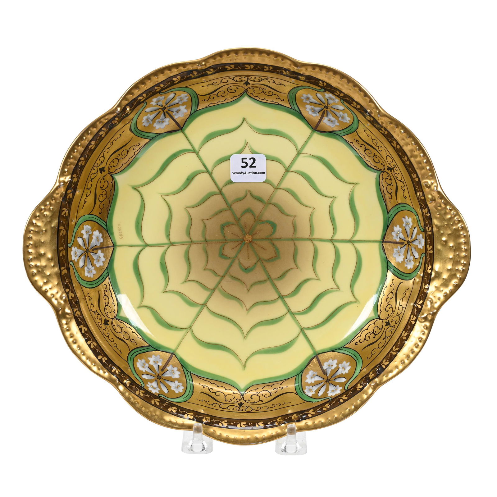 Bowl Marked Pickard, Lily Palmate Pattern (1 of 3)