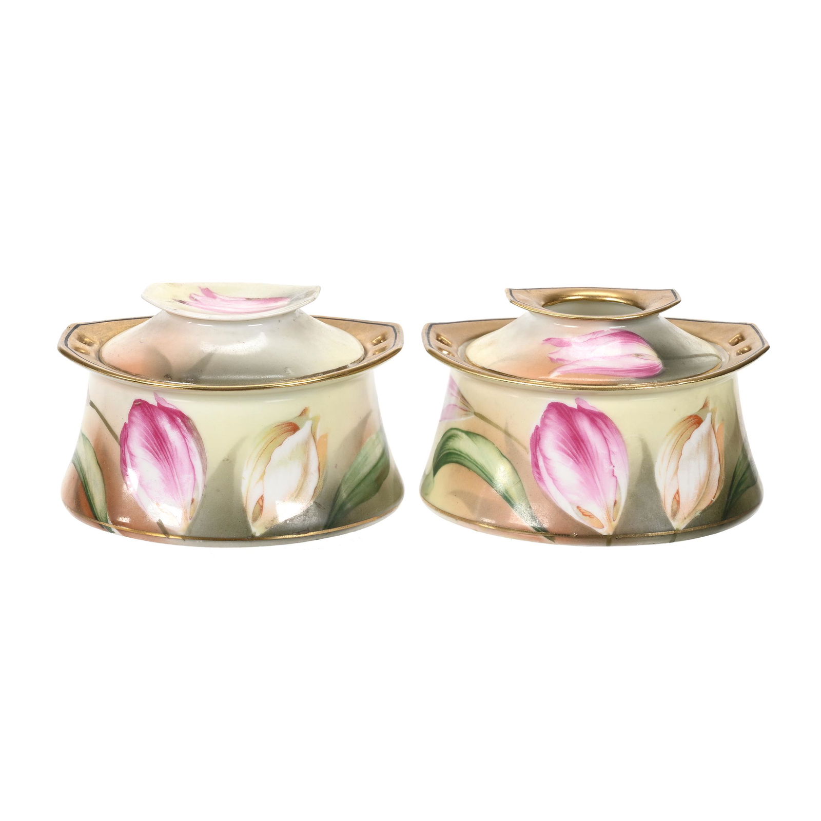 Powder Jar/Hair Receiver Set, Marked R.S. Germany (1 of 3)