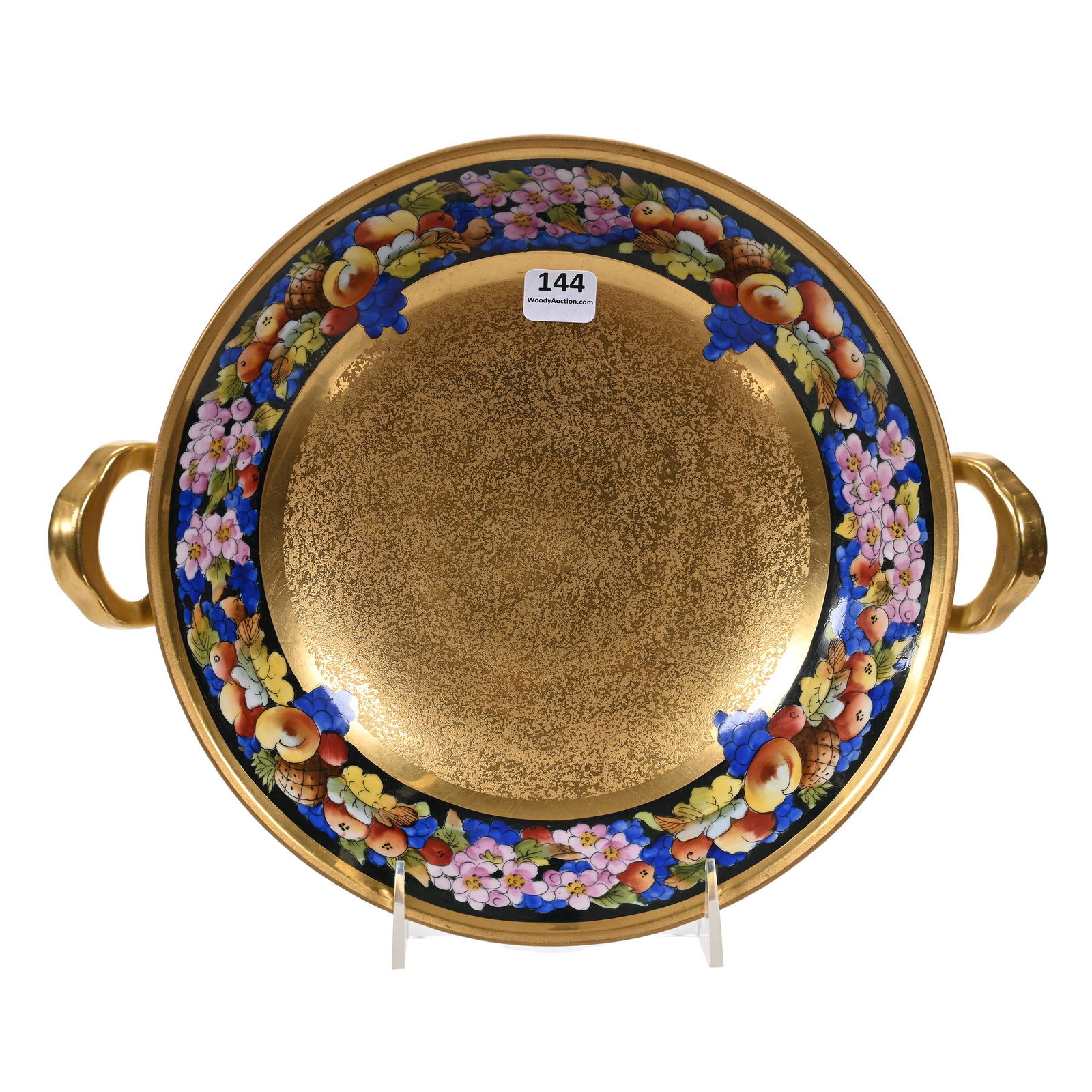 Compote Marked Pickard, Encrusted Fruit Pattern (1 of 4)