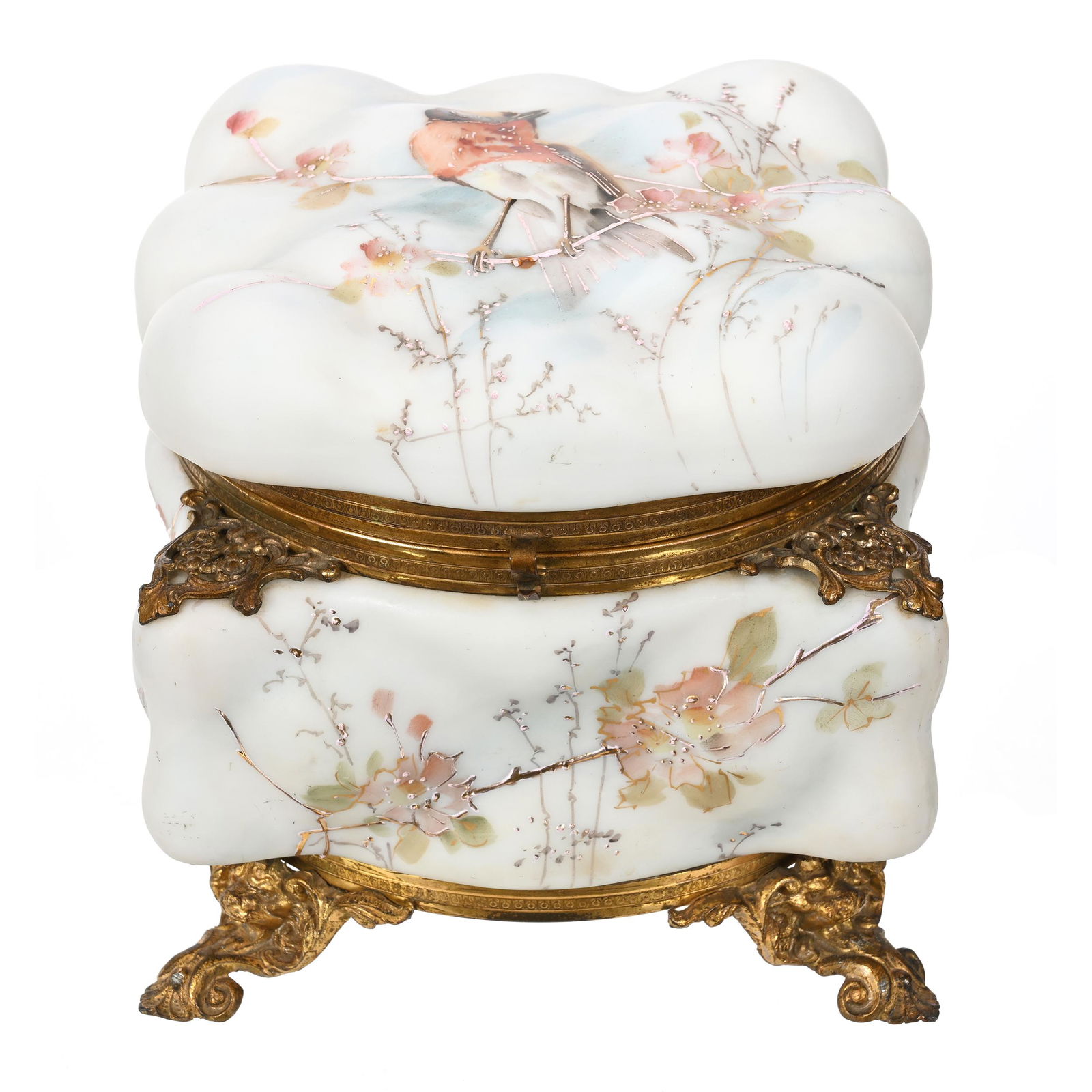 Square Dresser Box, Unmarked Wave Crest (1 of 5)