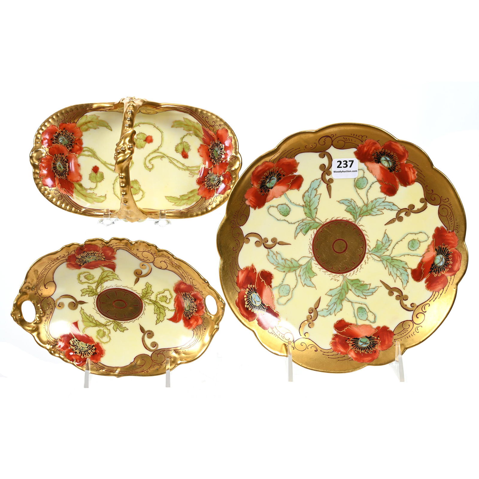 3 Items Marked Pickard, Poppy Conventional (1 of 6)