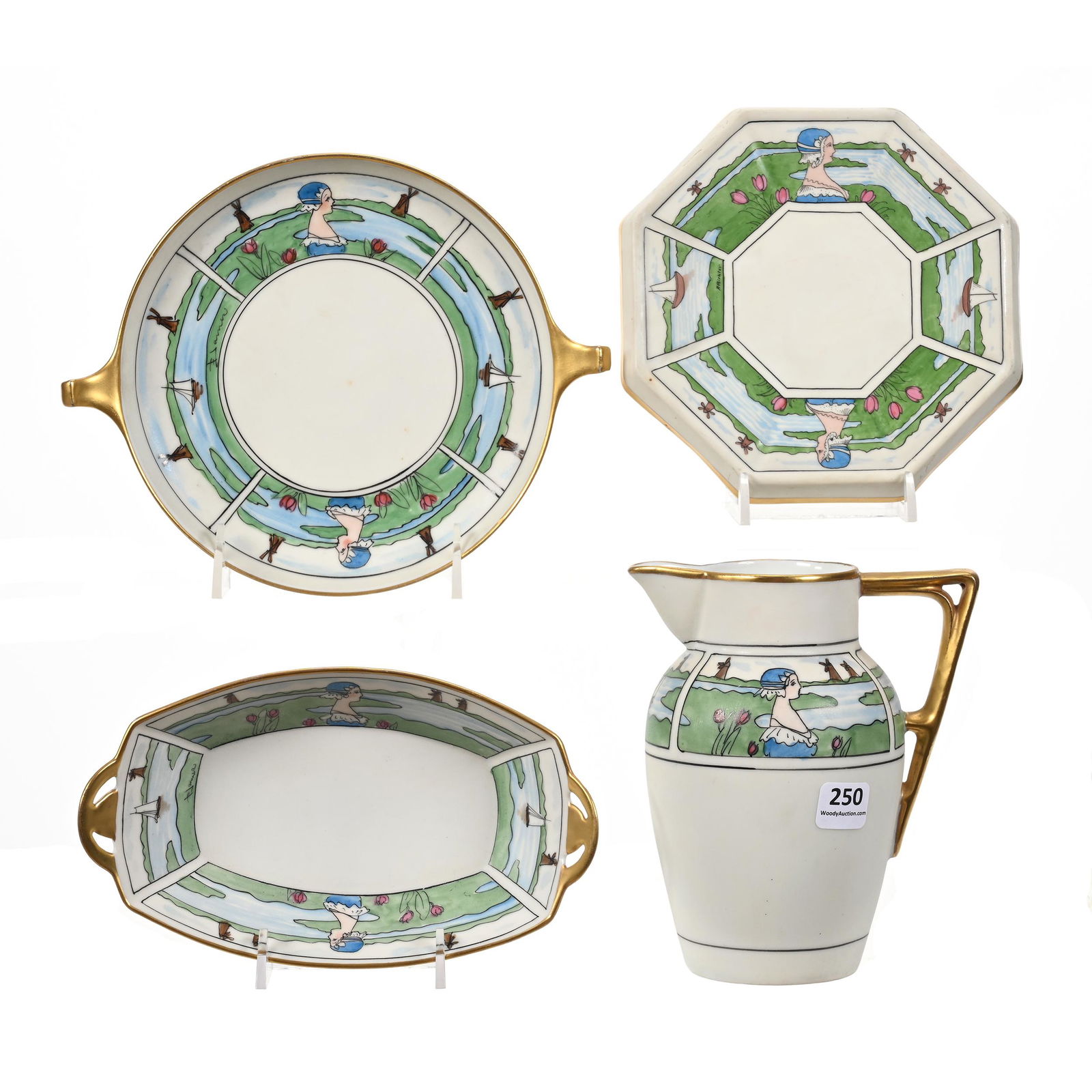 4 Items Marked Pickard, Dutch Decoration (1 of 5)