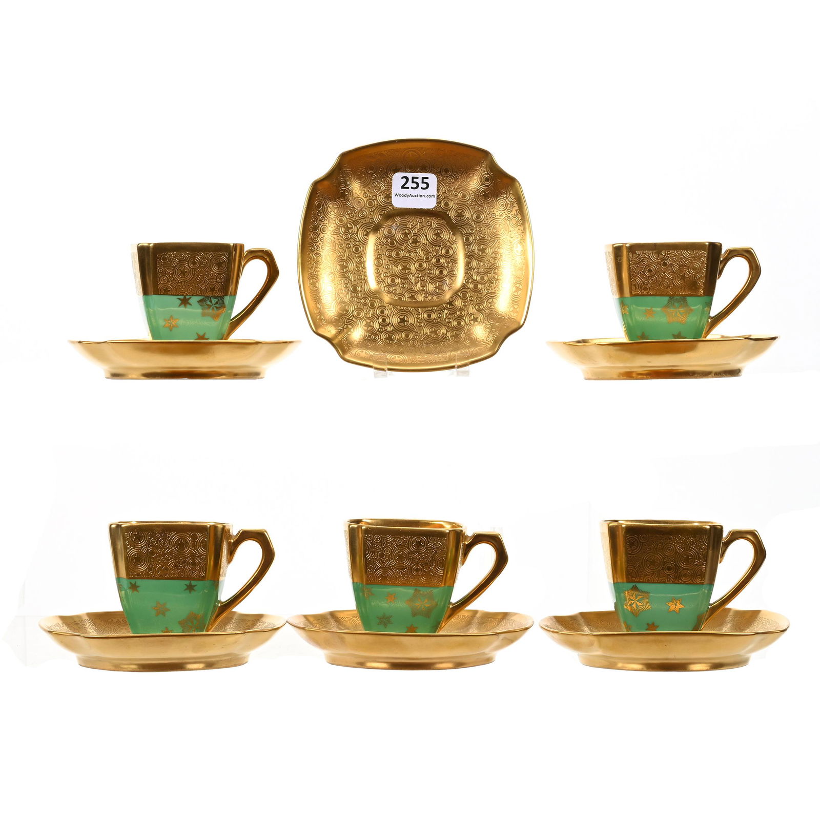 5 Cups & Saucers Marked Pickard (1 of 3)