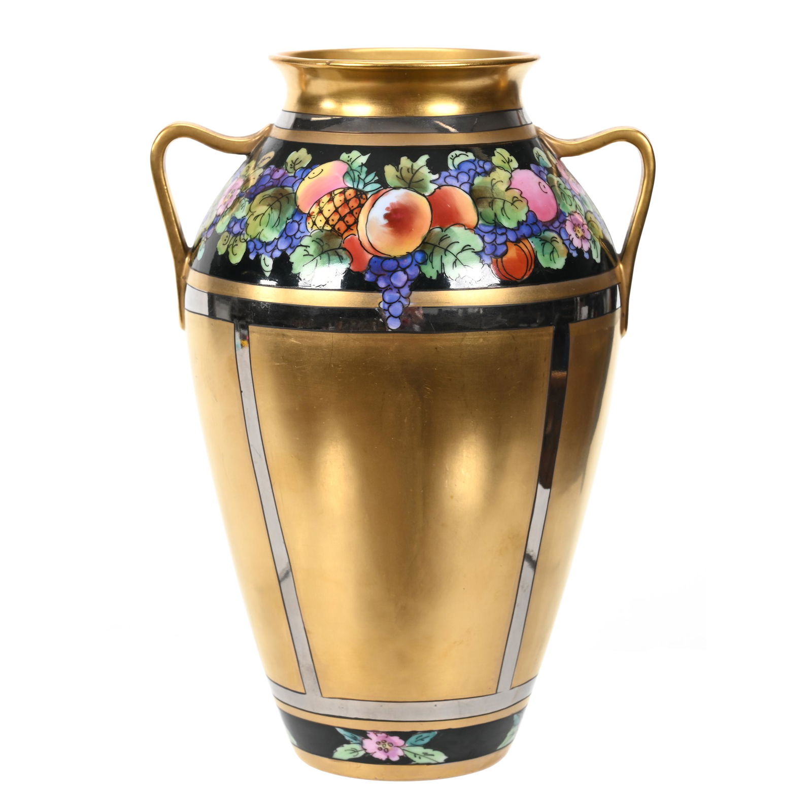 Vase Marked Pickard, Fruits Linear Pattern (1 of 4)