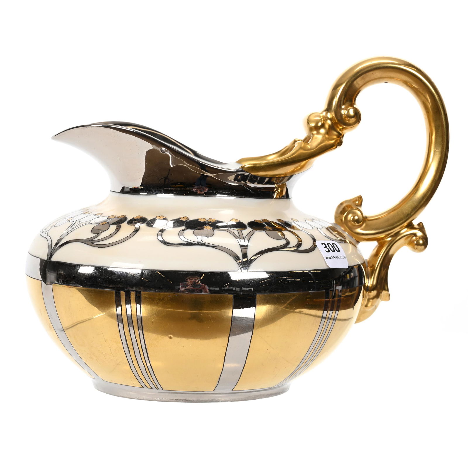 Pitcher Marked Pickard, Aura Argenta Linear Pattern (1 of 4)