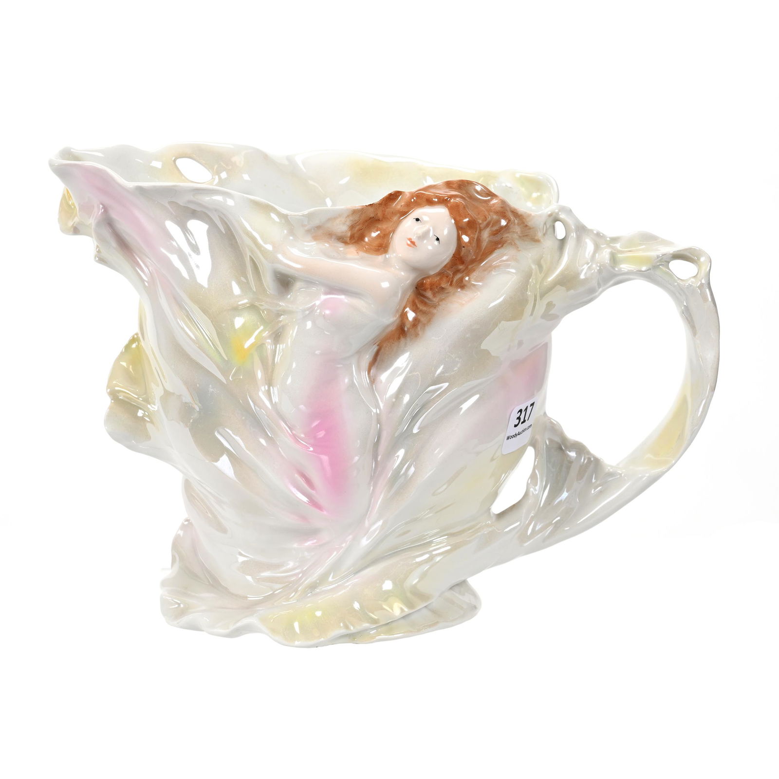 Water Pitcher Marked Royal Bayreuth (1 of 4)