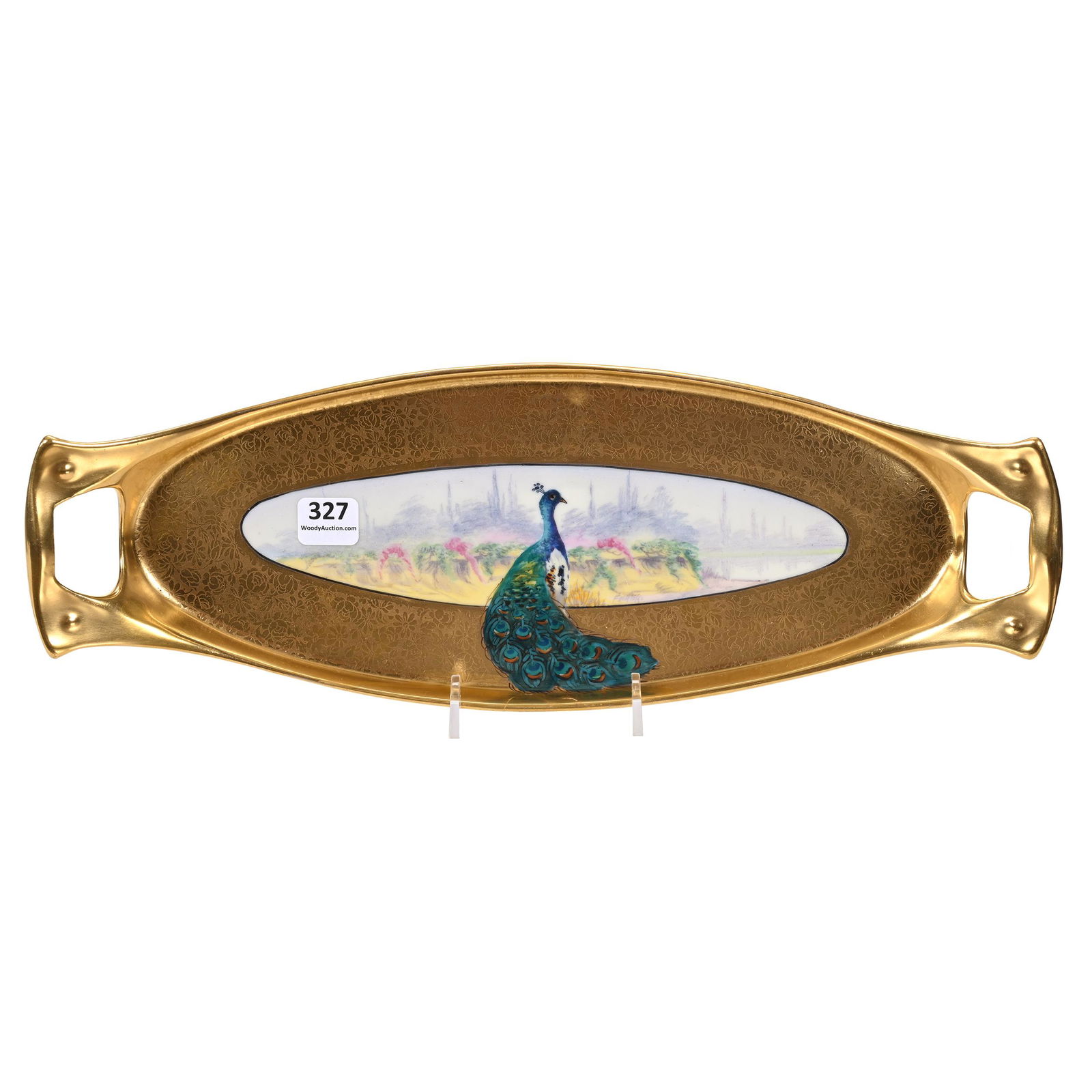 Tray Marked Pickard, Peacock (1 of 3)