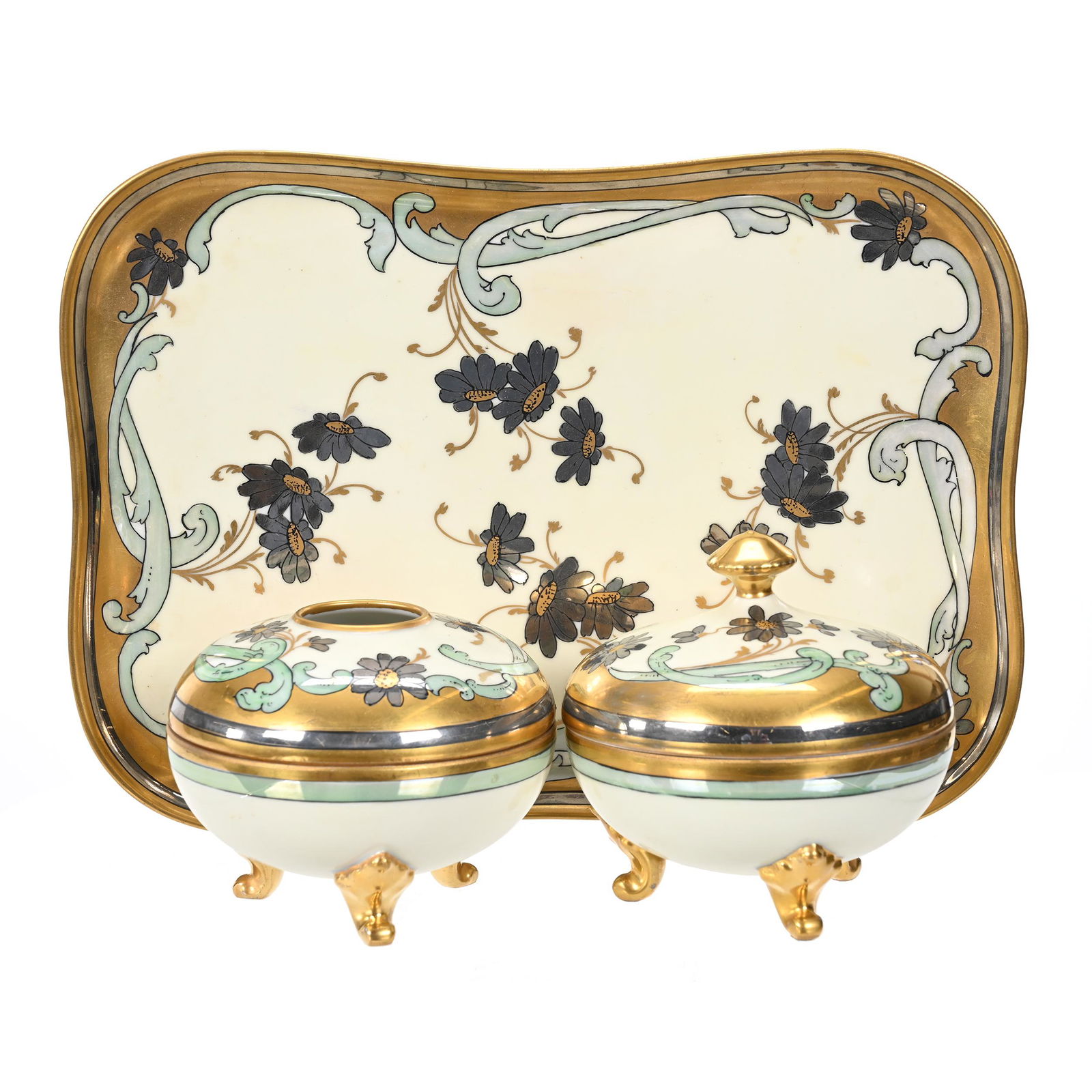 Dresser Set Marked Keates Art Studios (1 of 4)