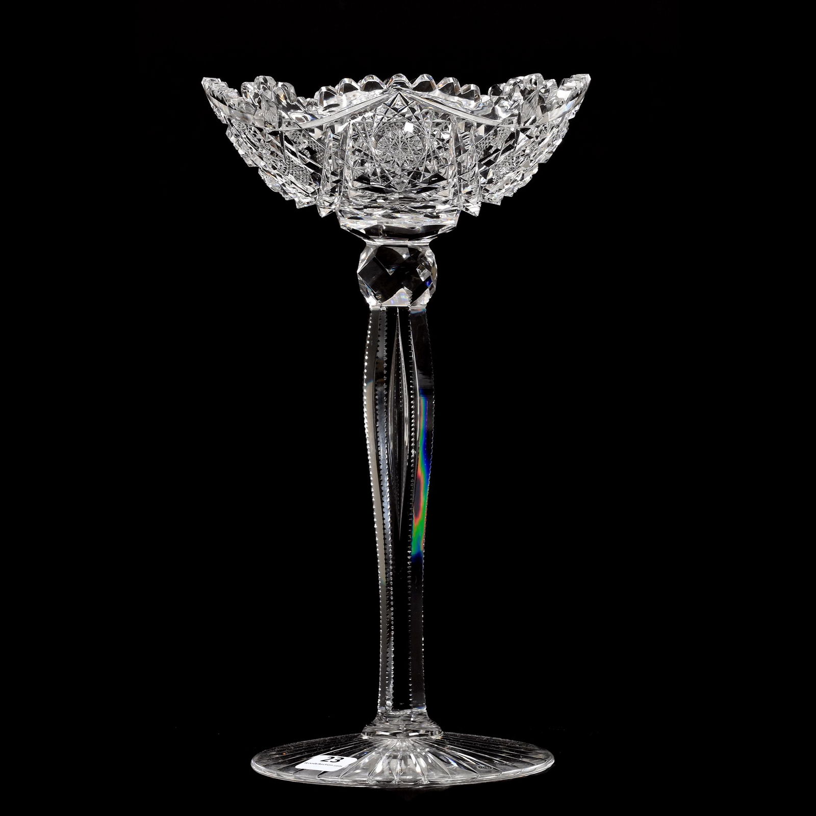 Compote, ABCG, Signed Libbey Somerset Pattern (1 of 3)