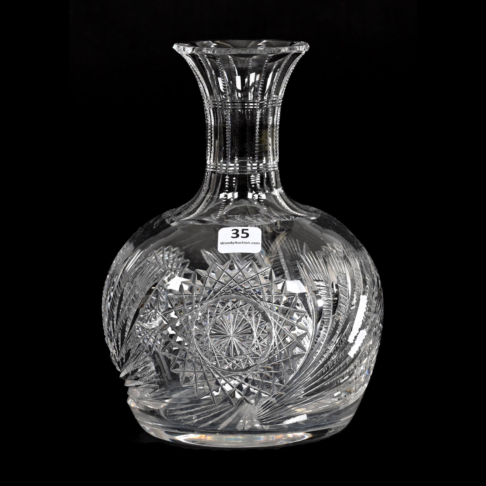 Water Carafe, ABCG, Signed J. Hoare Comet Pattern (1 of 3)