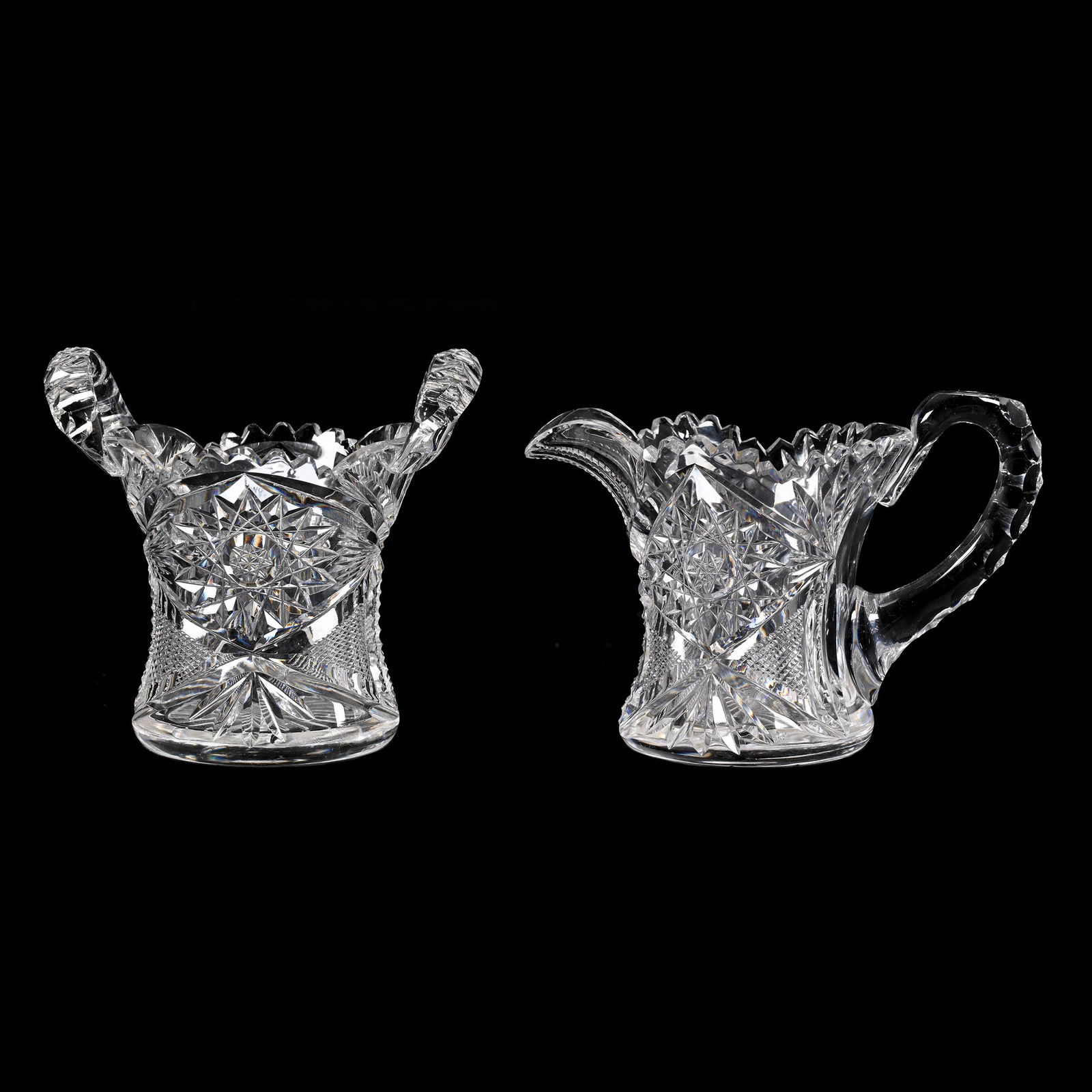 Creamer & Sugar Set, ABCG, Signed Libbey (1 of 5)