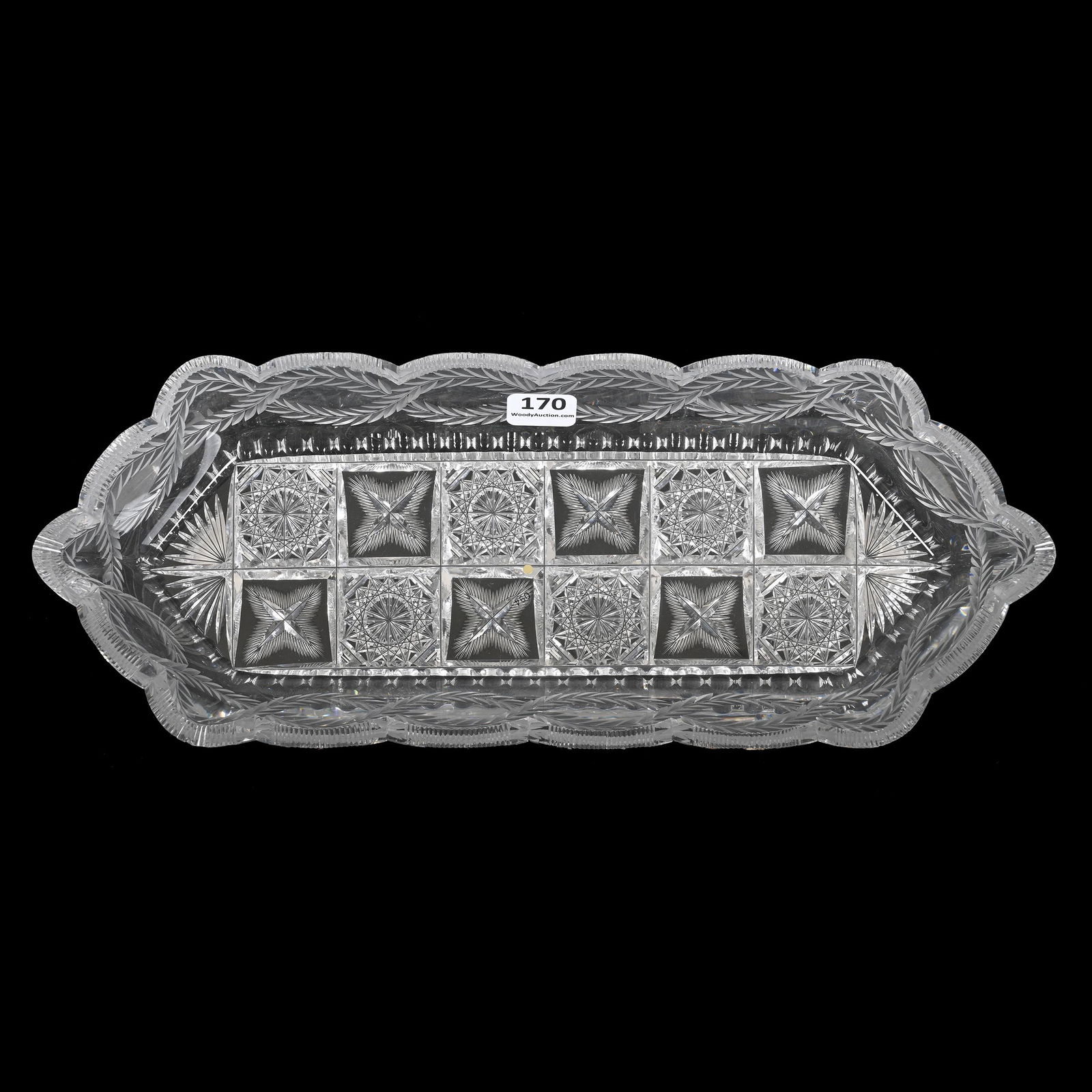 Celery Tray, ABCG, Signed Tuthill Wheat Pattern (1 of 4)