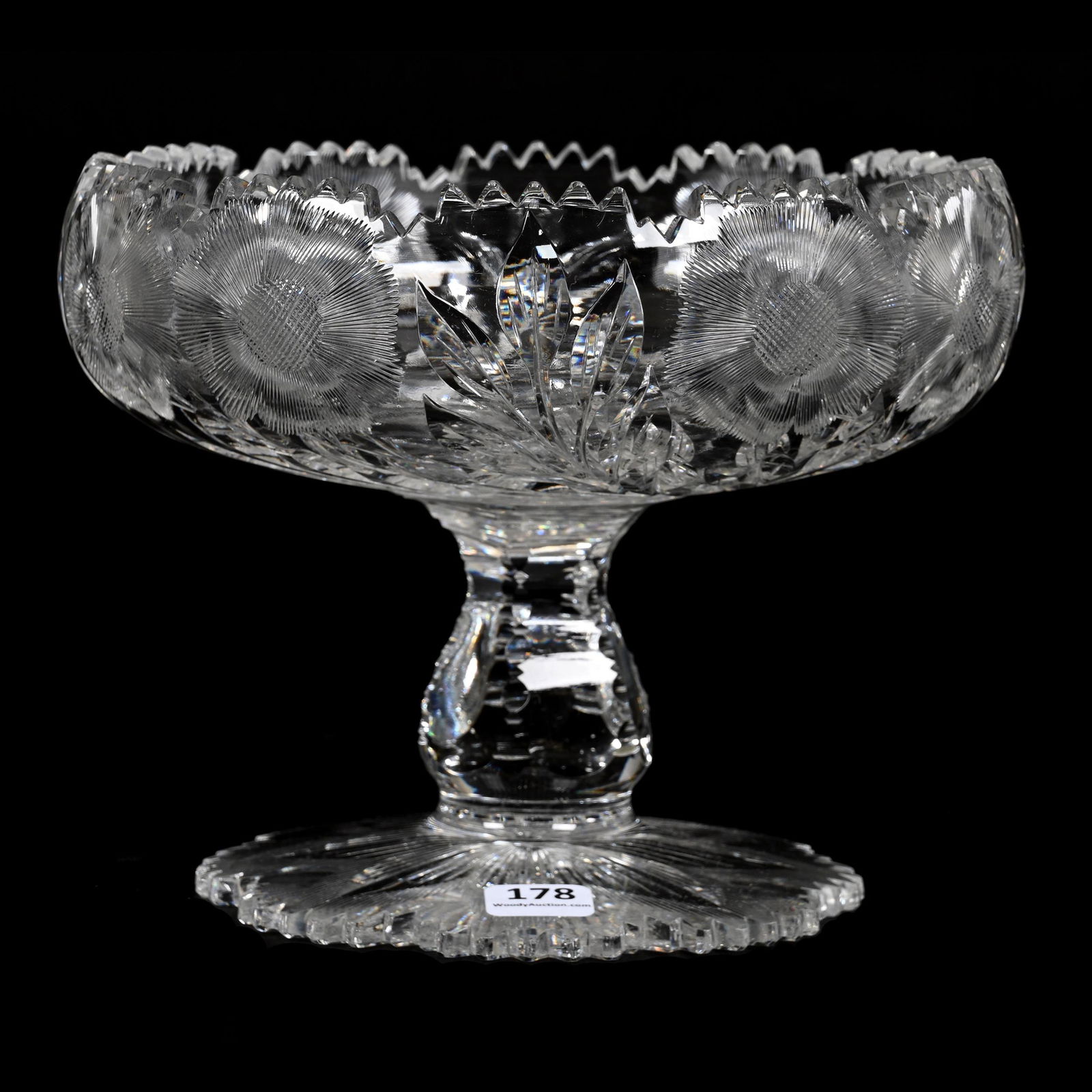 Compote, American Brilliant Cut Glass (1 of 3)