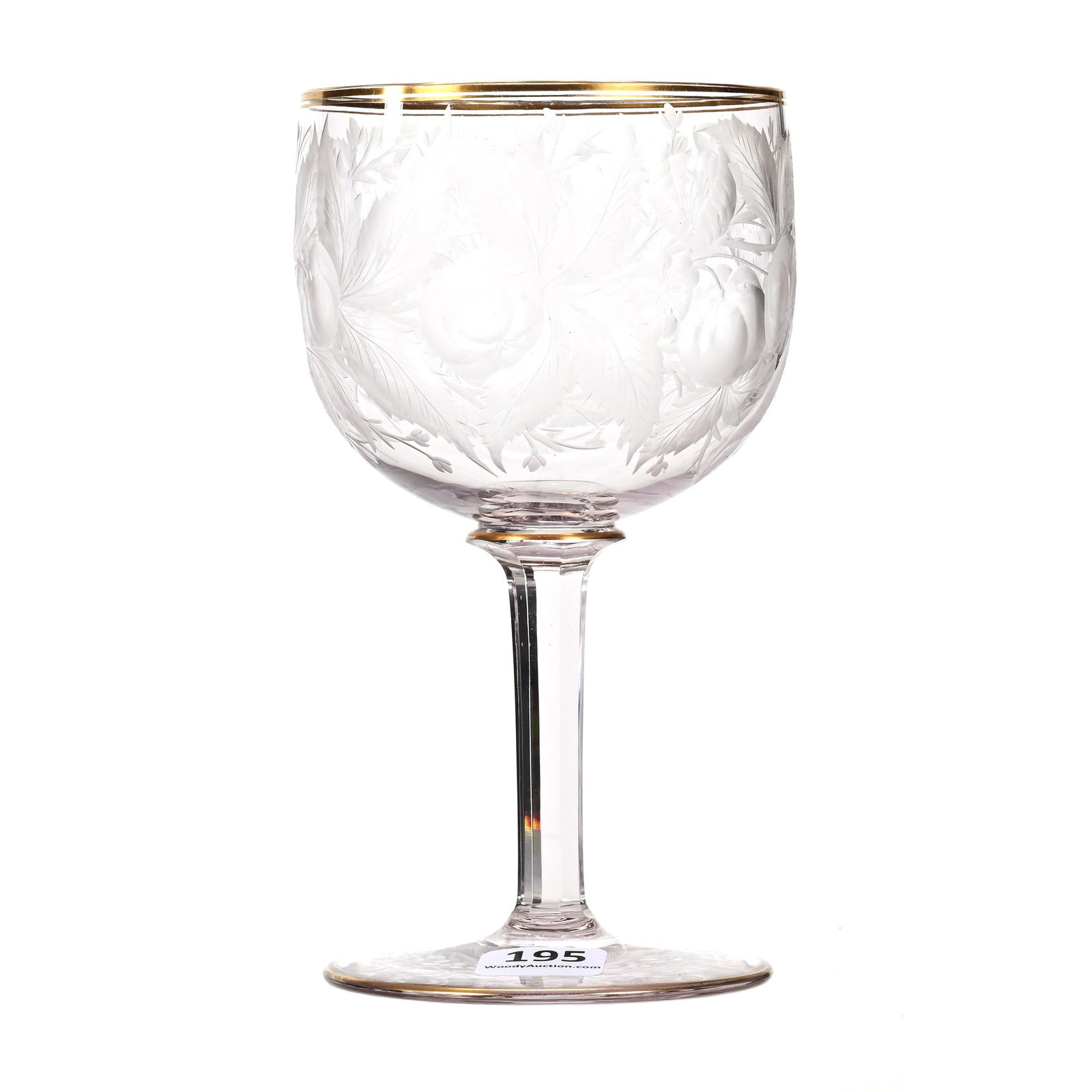 Goblet, Brilliant Period Cut Glass (1 of 5)