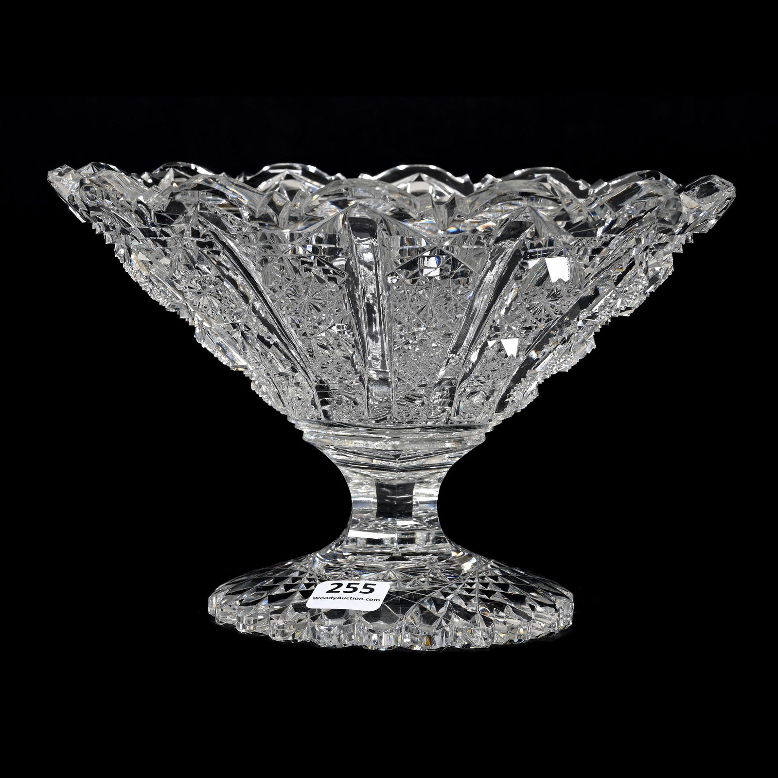 Tazza Compote, ABCG, Signed Hawkes Panel Pattern (1 of 7)