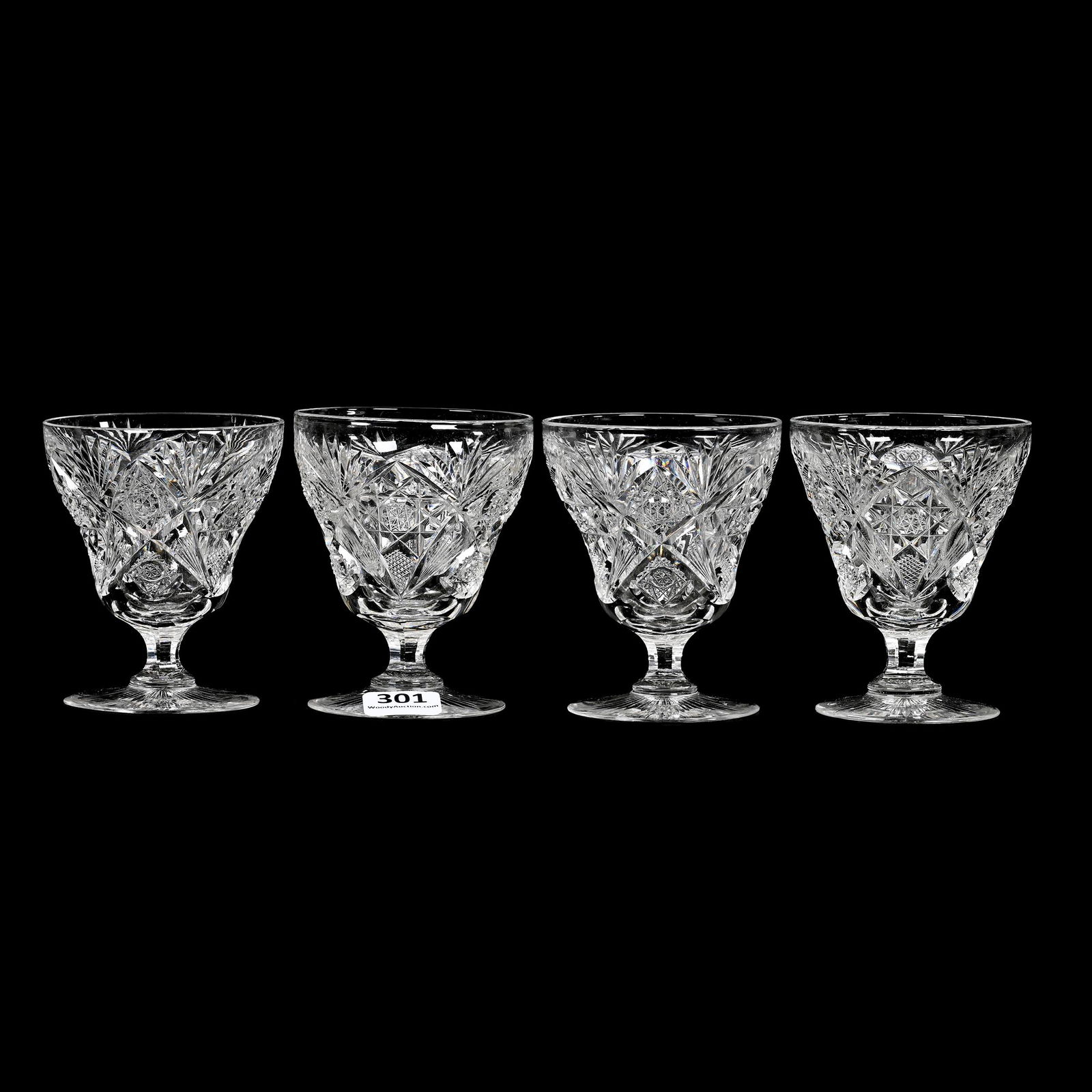 (4) Pedestal Punch Cups, ABCG (1 of 3)