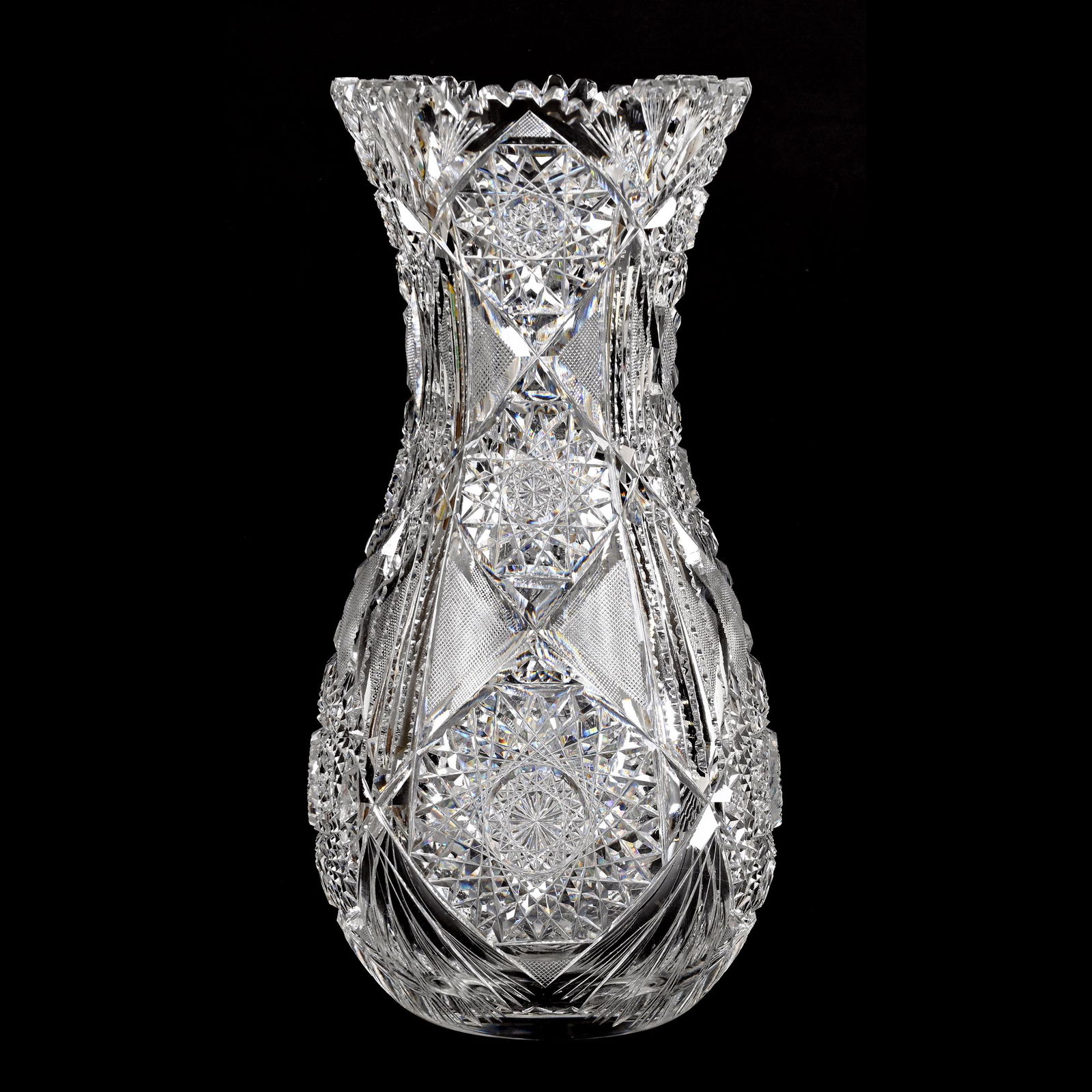 Vase, American Brilliant Cut Glass (1 of 3)