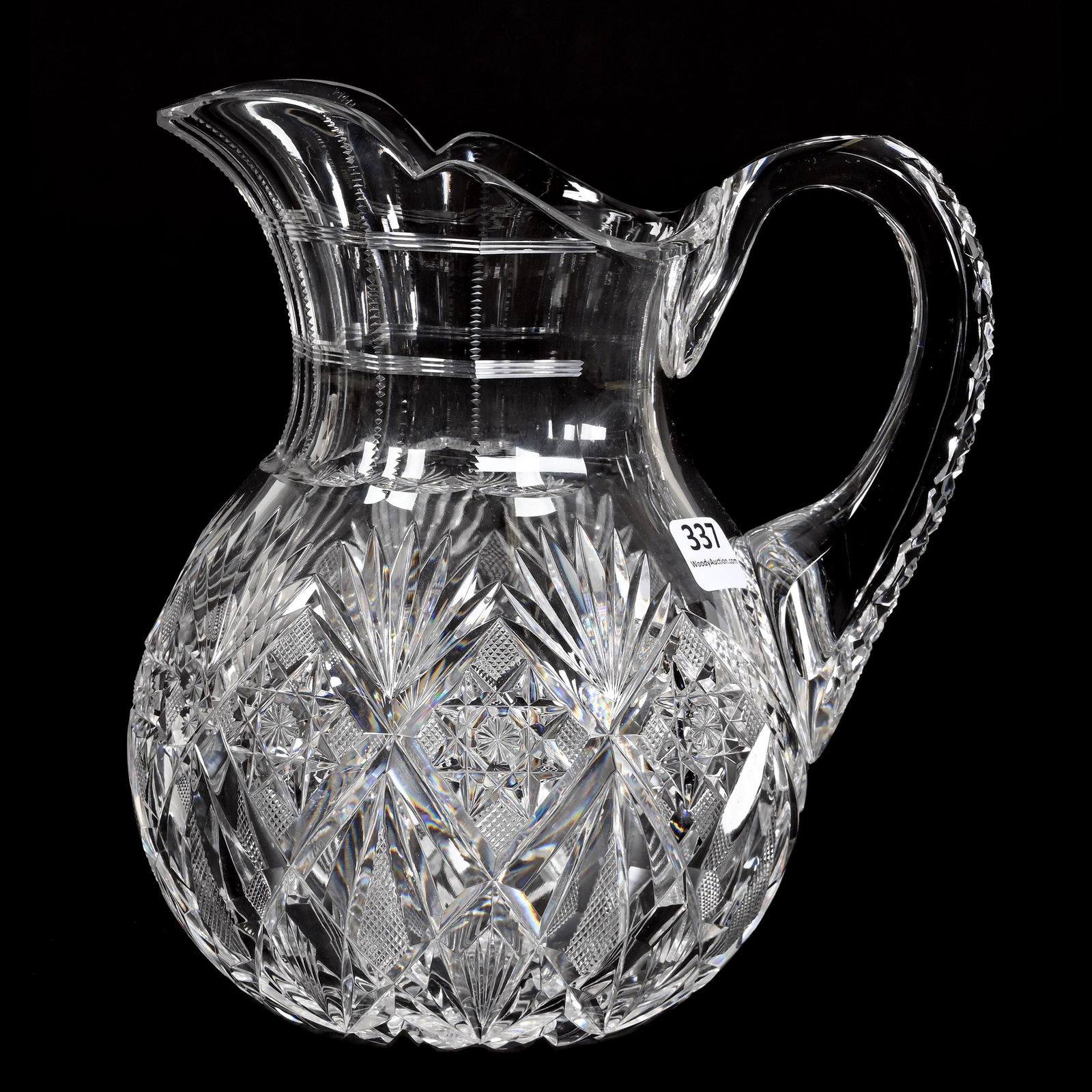 Pitcher, ABCG, Marlboro Pattern By Dorflinger (1 of 4)