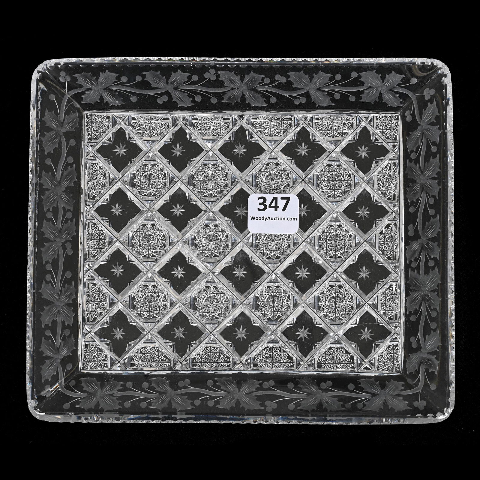 Tray, ABCG, Snowflake And Holly Pattern By Sinclaire (1 of 2)