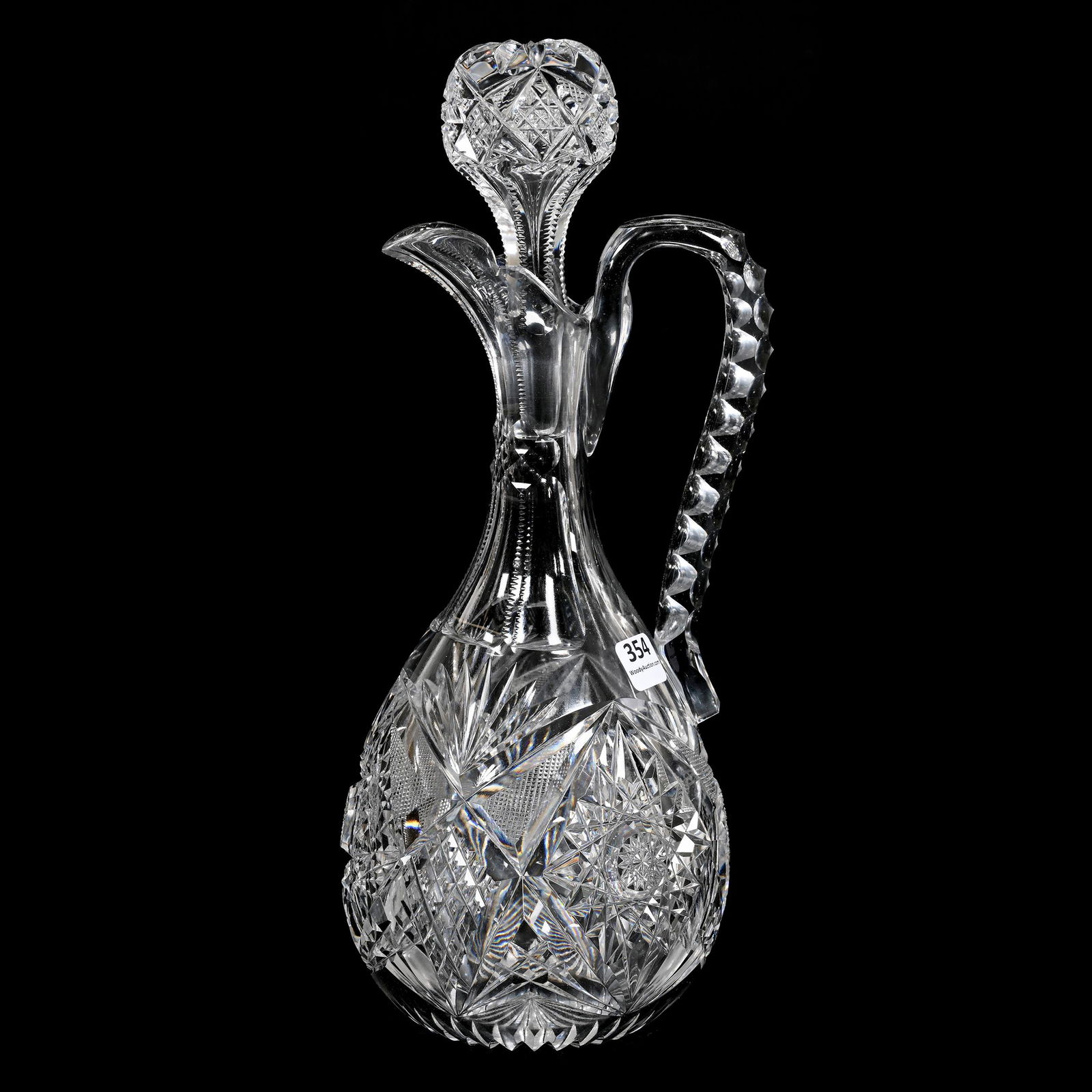 Handled Decanter, ABCG, Signed Libbey Corinthian (1 of 3)