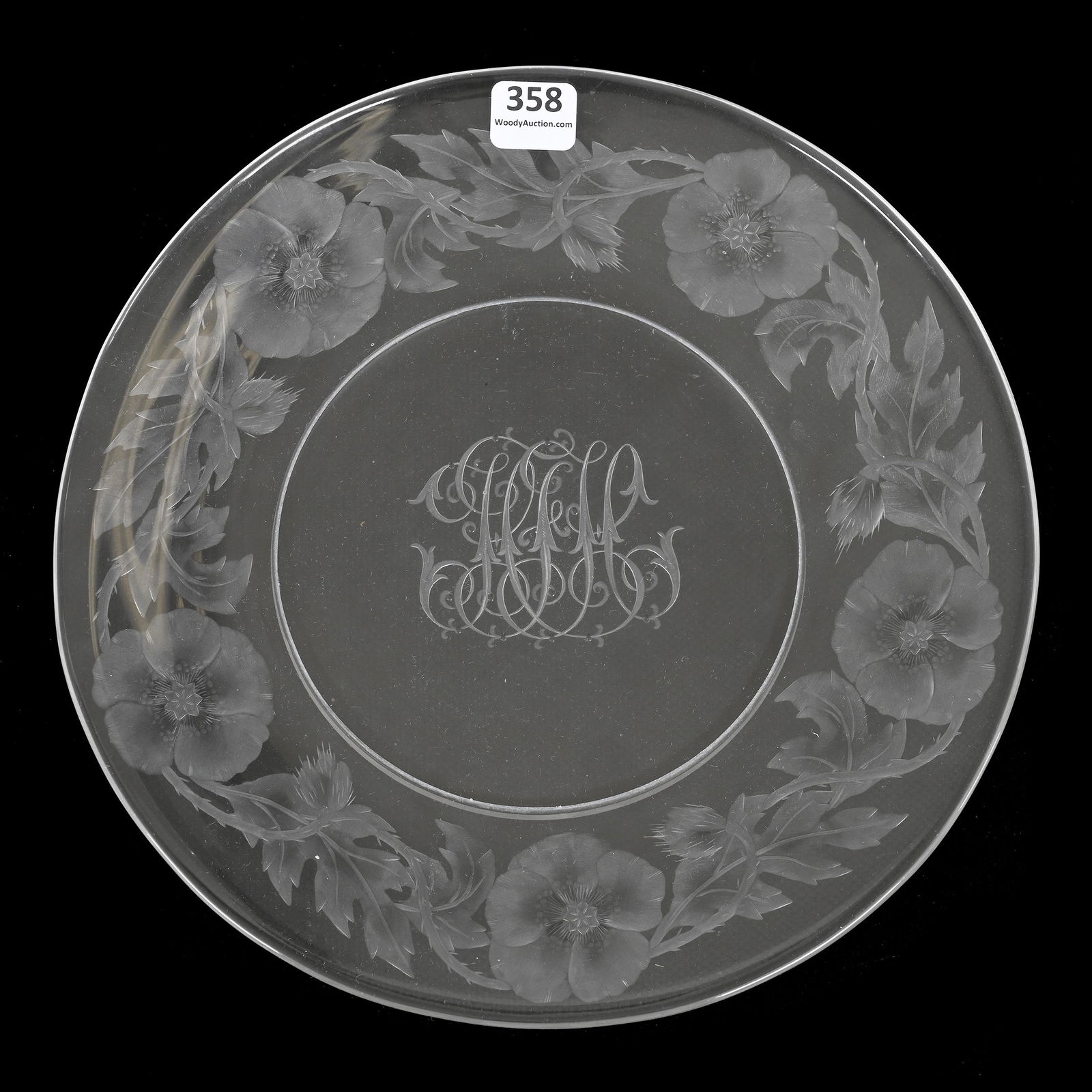 Plate, American Brilliant Cut Glass (1 of 2)