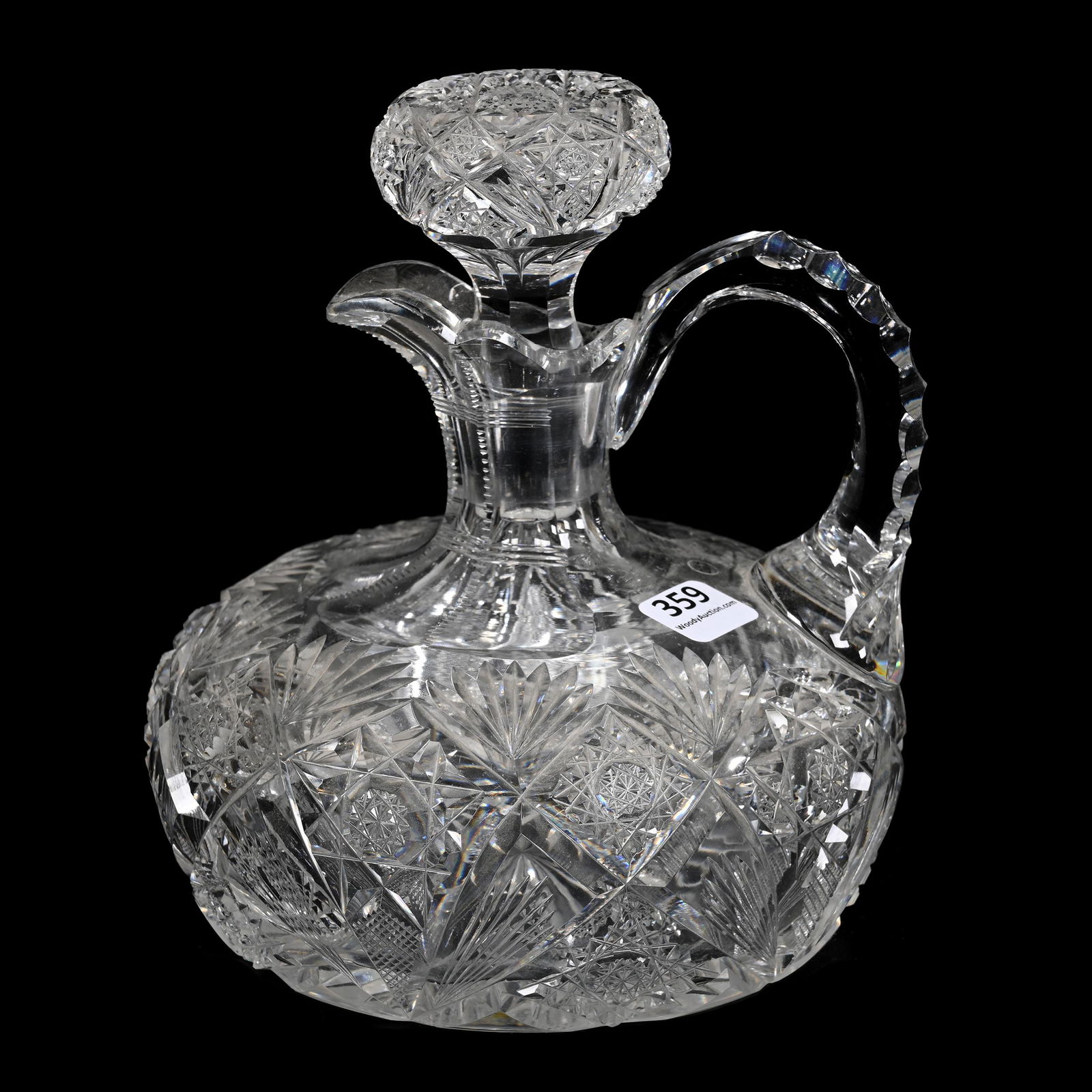 Ship's Decanter, ABCG, Signed Hawkes Holland Pattern (1 of 4)