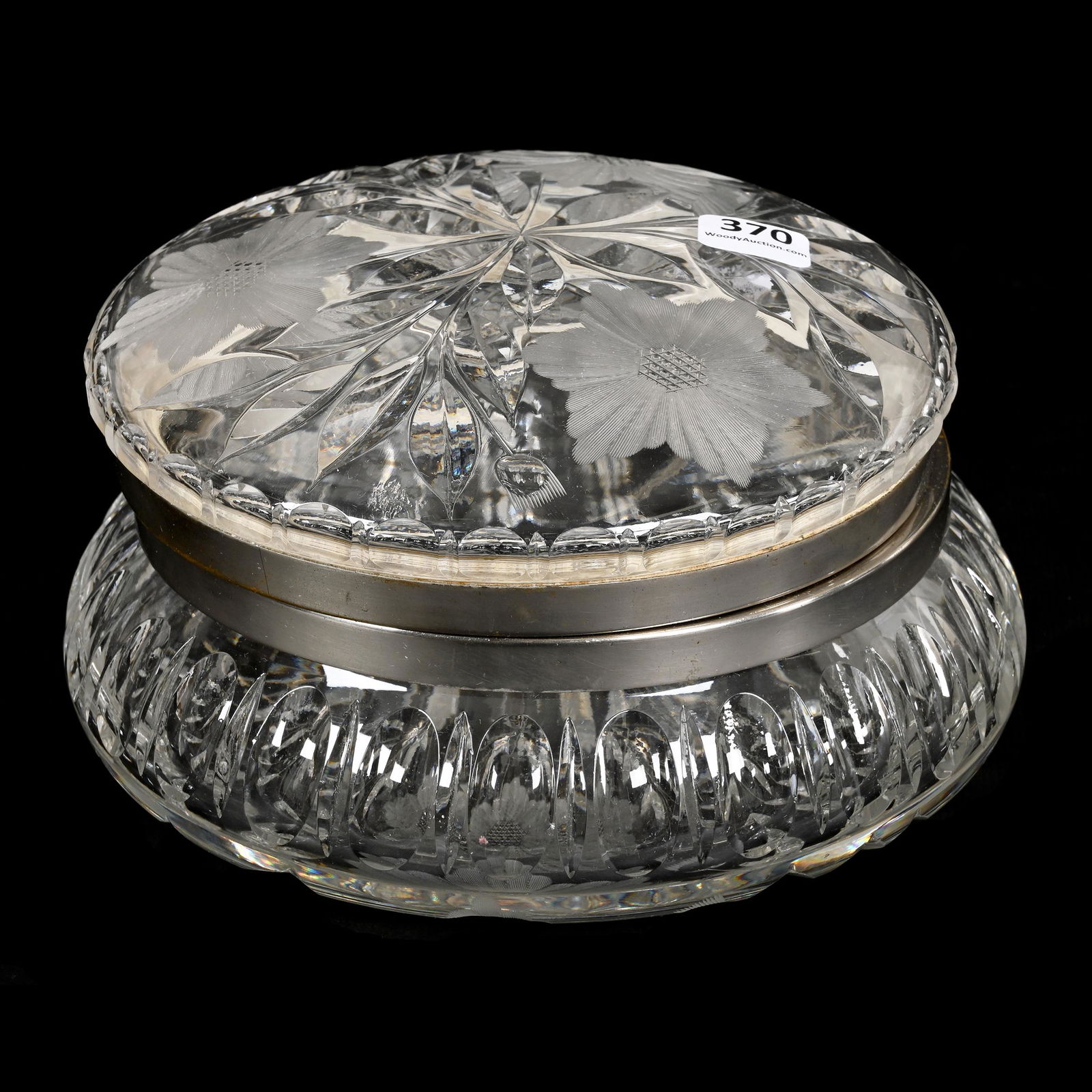 Dresser Box, American Brilliant Cut Glass (1 of 3)