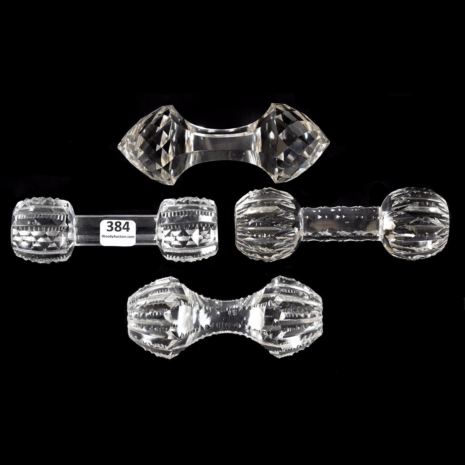 (4) Knife Rests, American Brilliant Cut Glass (1 of 2)