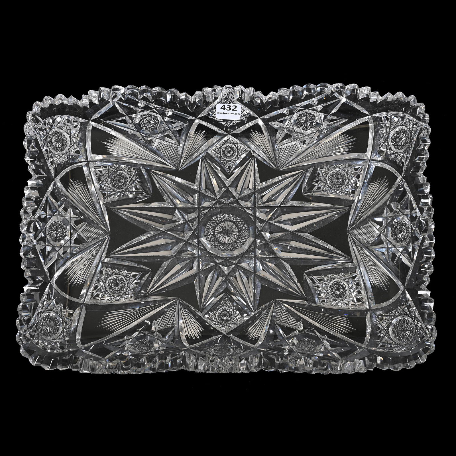 Serving Tray, ABCG, Signed Hawkes Holland Pattern (1 of 3)