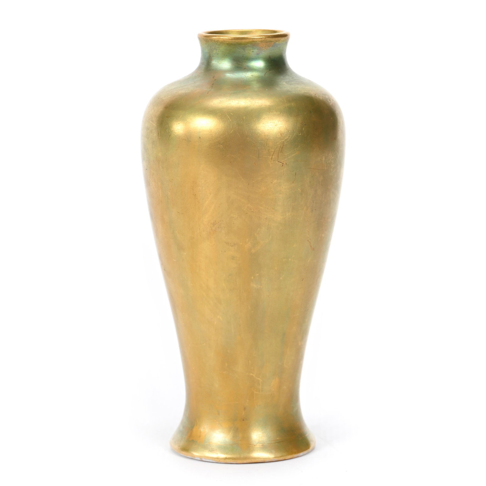 Vase, Unmarked Porcelain, Zsolnay Style (1 of 3)